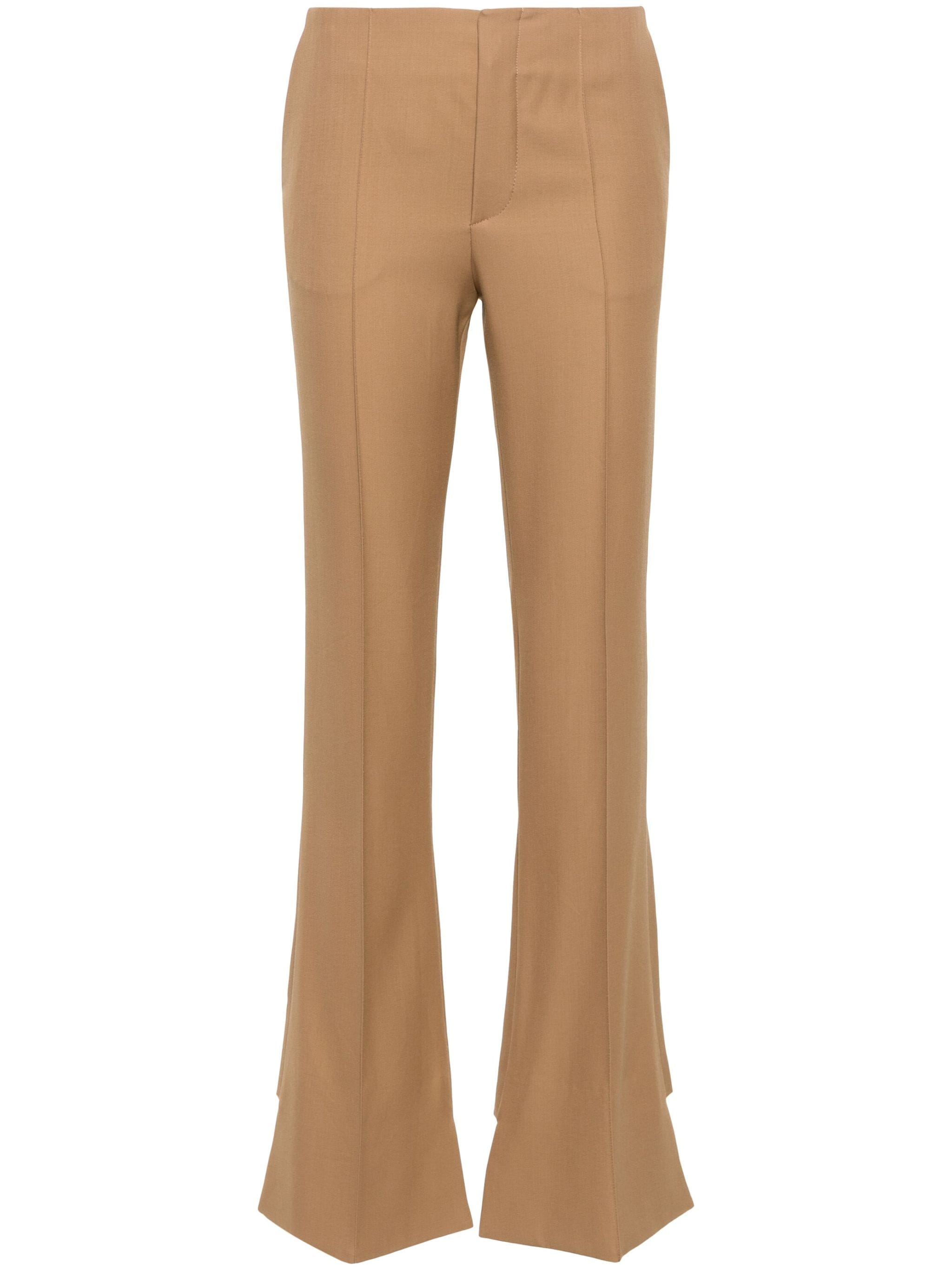 Chloè 24APA32063 Woman COCONUT BROWN Trousers - Zuklat