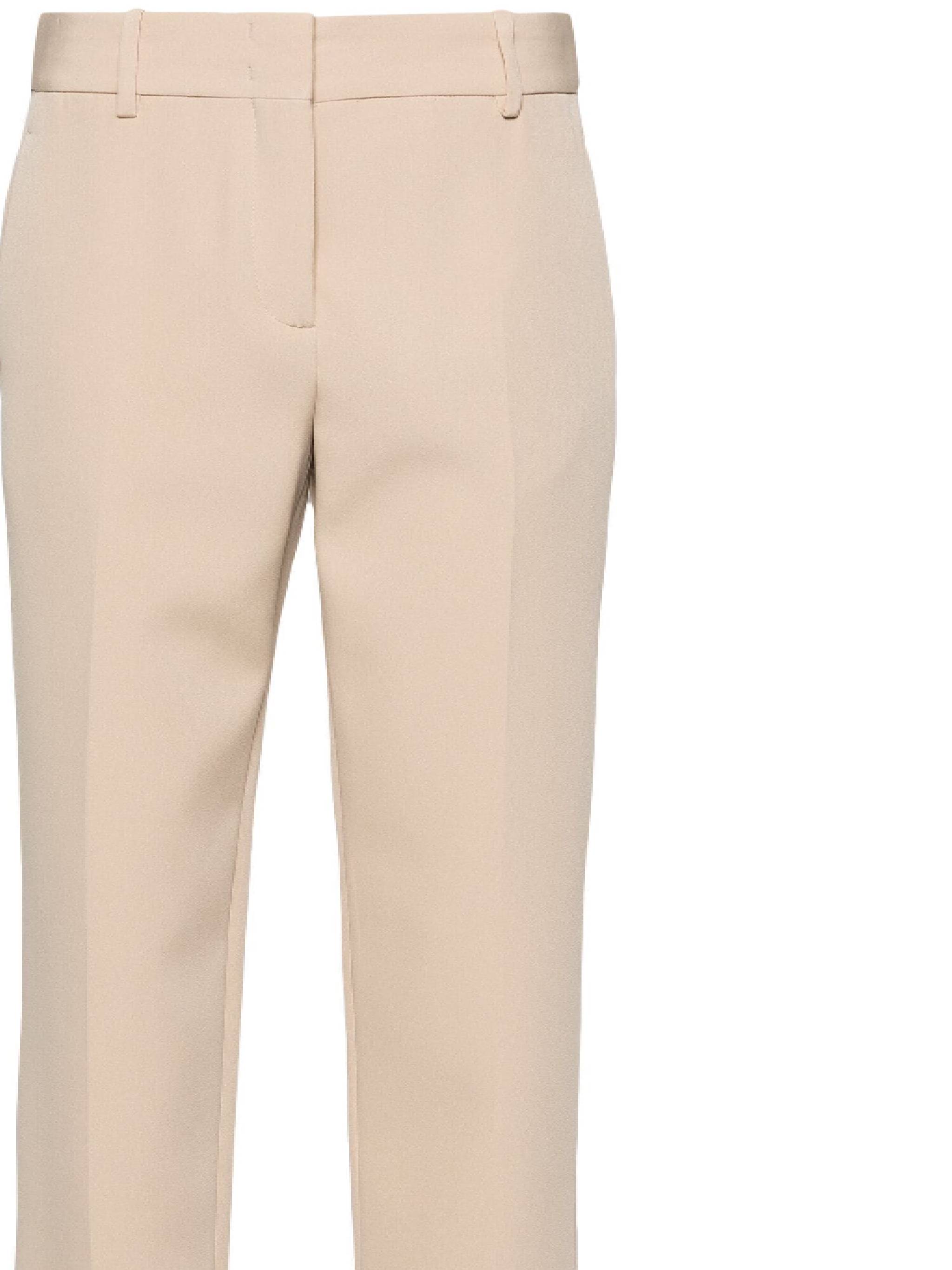 Ermanno Scervino D456P300KIK Woman Beige Trousers - Zuklat