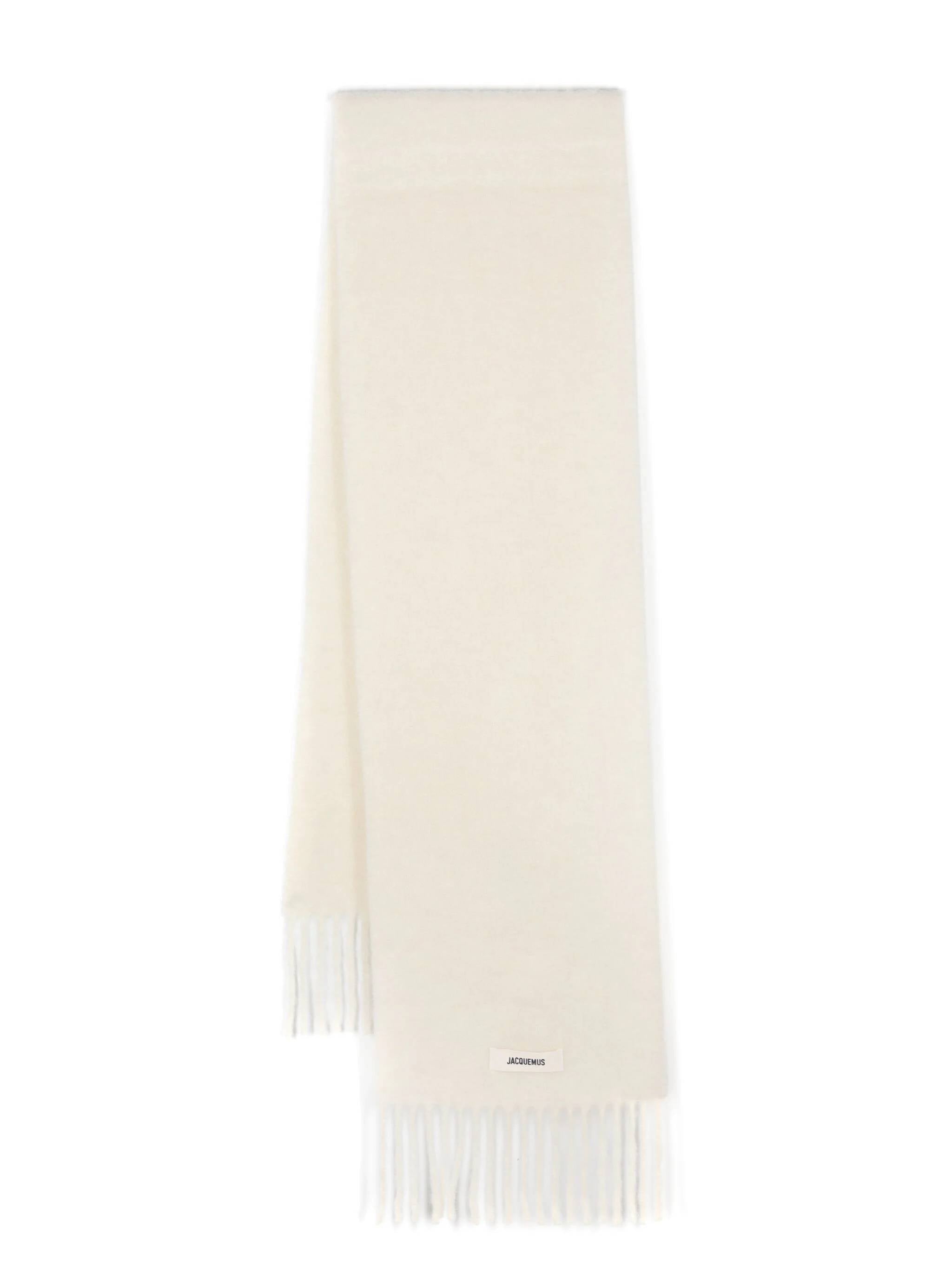 JACQUEMUS 236AC688 Man Off-white Scarfs - Zuklat