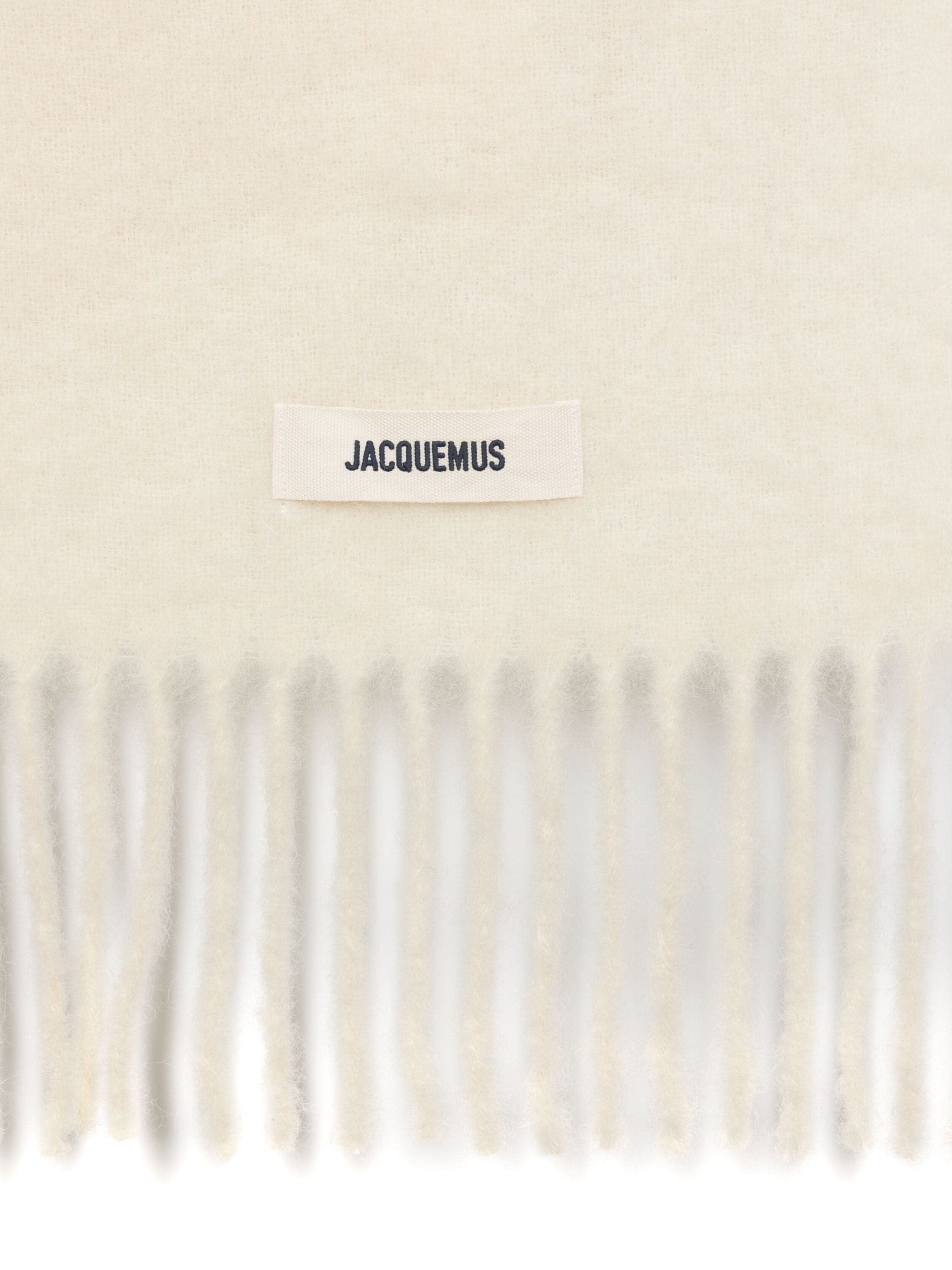 JACQUEMUS 236AC688 Man Off-white Scarfs - Zuklat