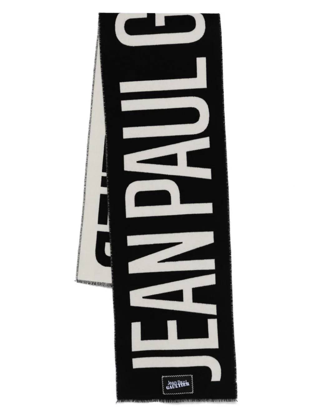 JEAN PAUL GAULTIER 24/30-U-EC035P Unisex Black Scarfs - Zuklat