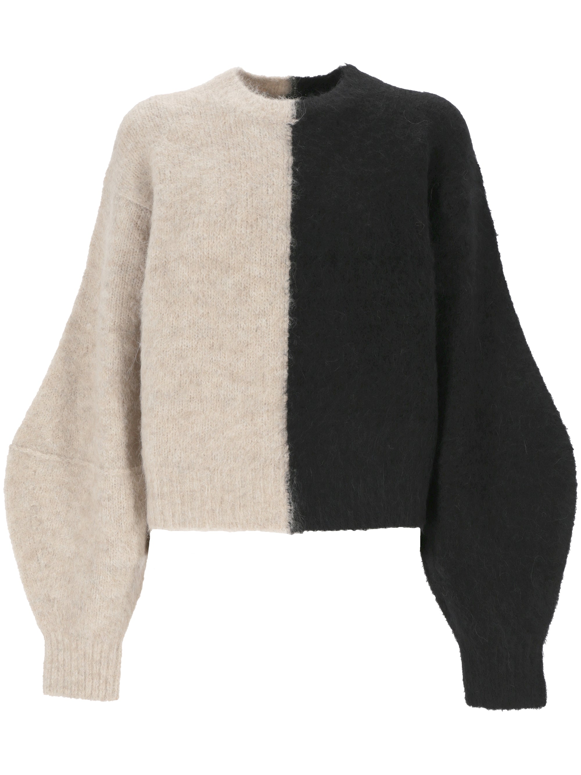 THE GARMENT 20603 Woman Oyster/black Sweaters - Zuklat