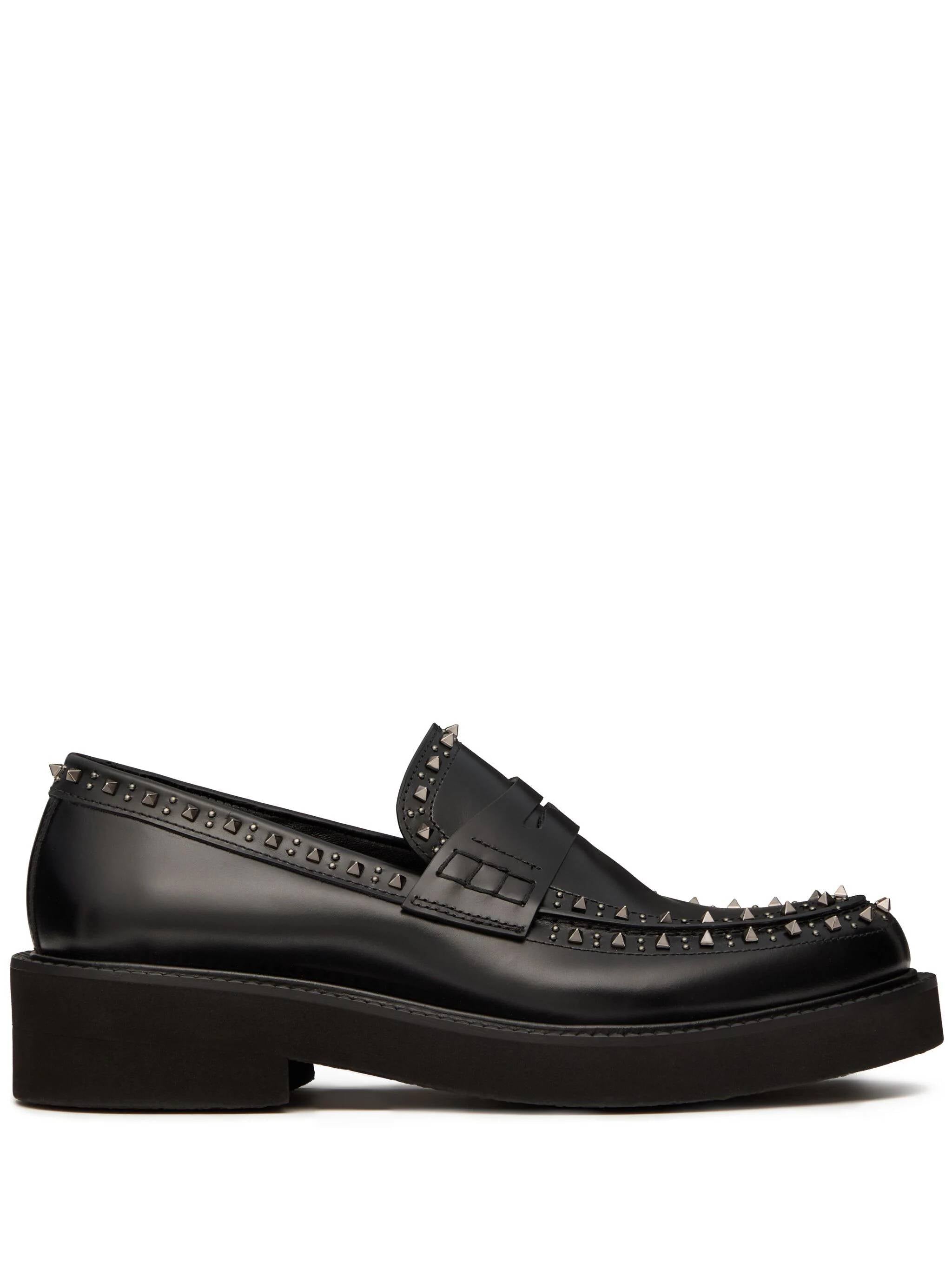 Valentino Garavani 5Y0S0I69 Man Black Flat shoes - Zuklat