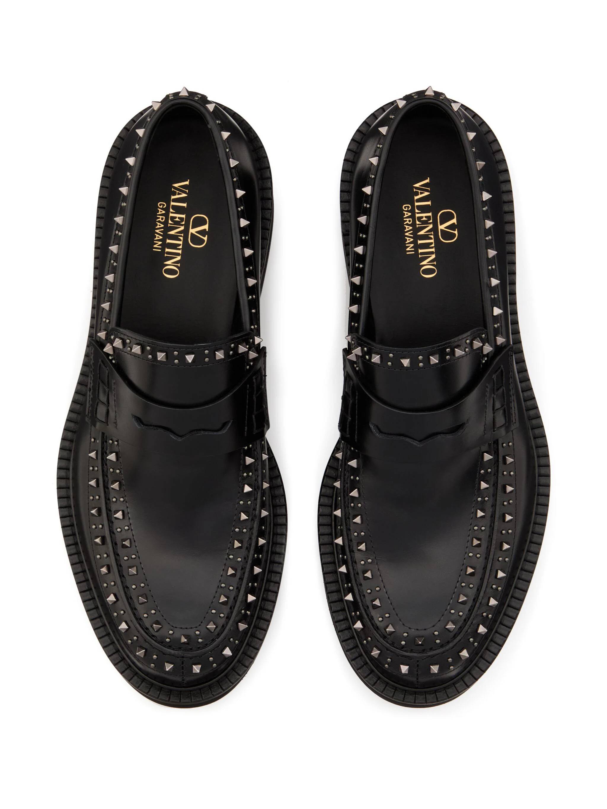 Valentino Garavani 5Y0S0I69 Man Black Flat shoes - Zuklat