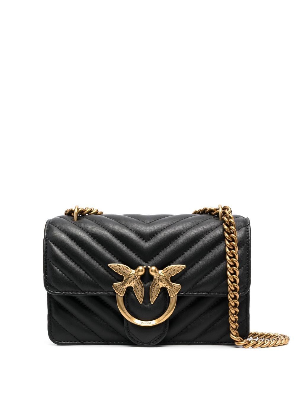 Pinko 100074 Woman NERO-ANTIQUE GOLD Bags.. - Zuklat