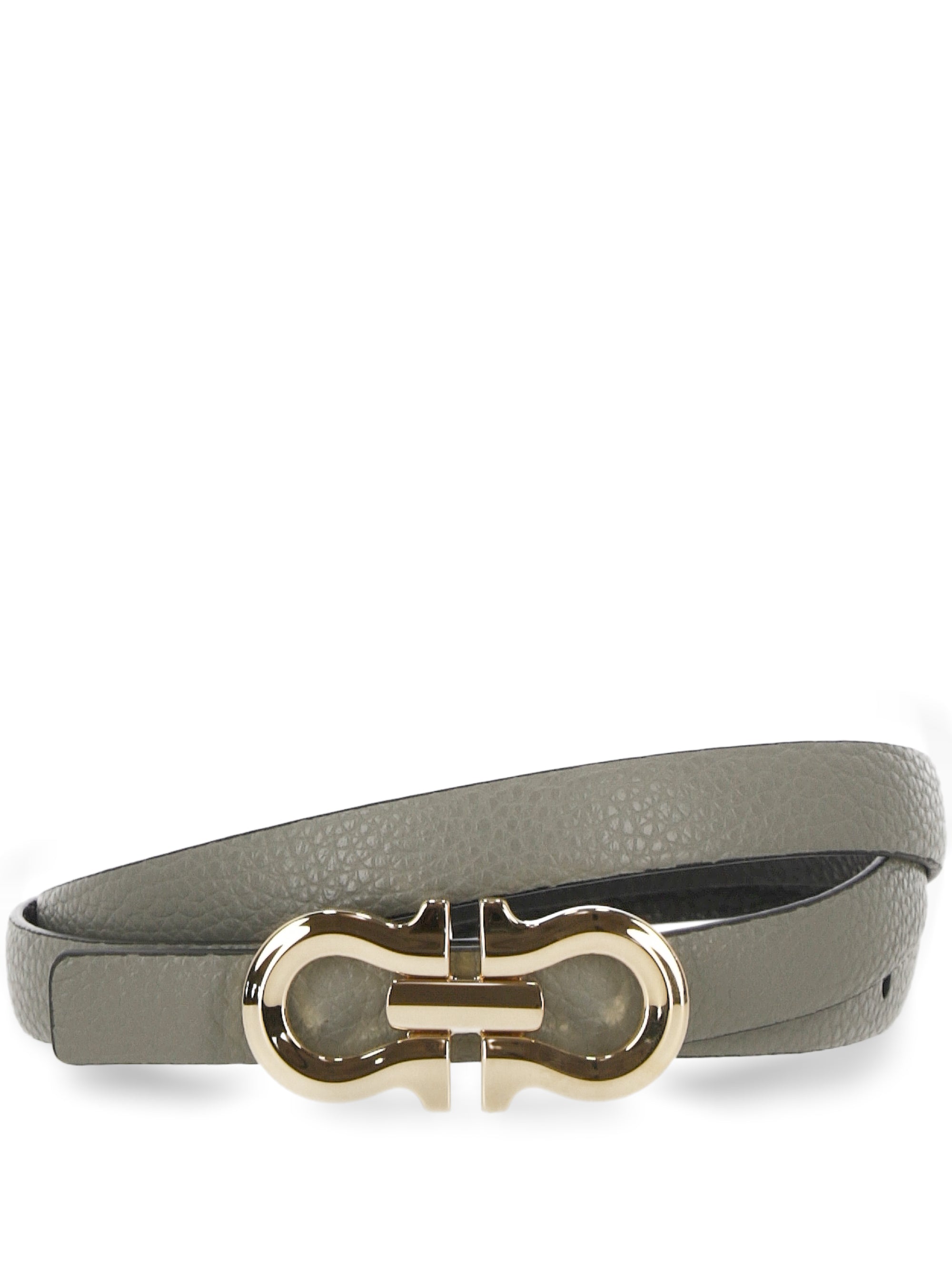 Ferragamo 230330 Woman ASH GREY/NERO Belts - Zuklat