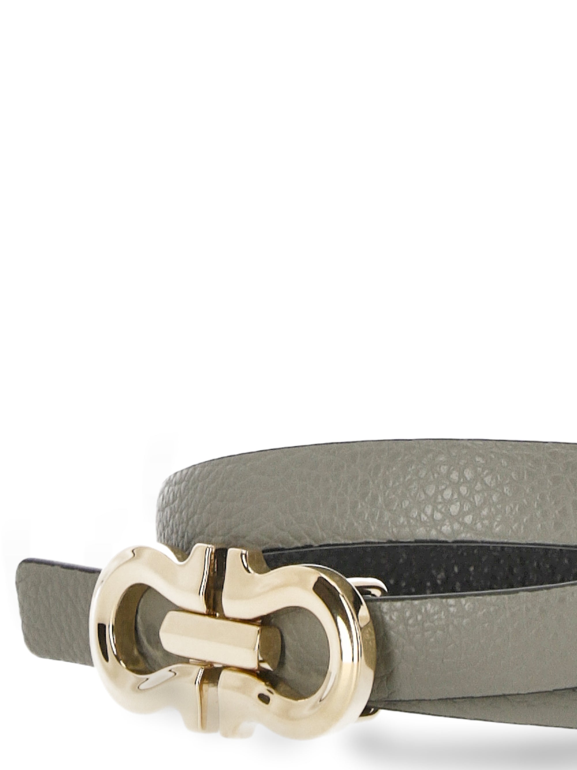 Ferragamo 230330 Woman ASH GREY/NERO Belts - Zuklat