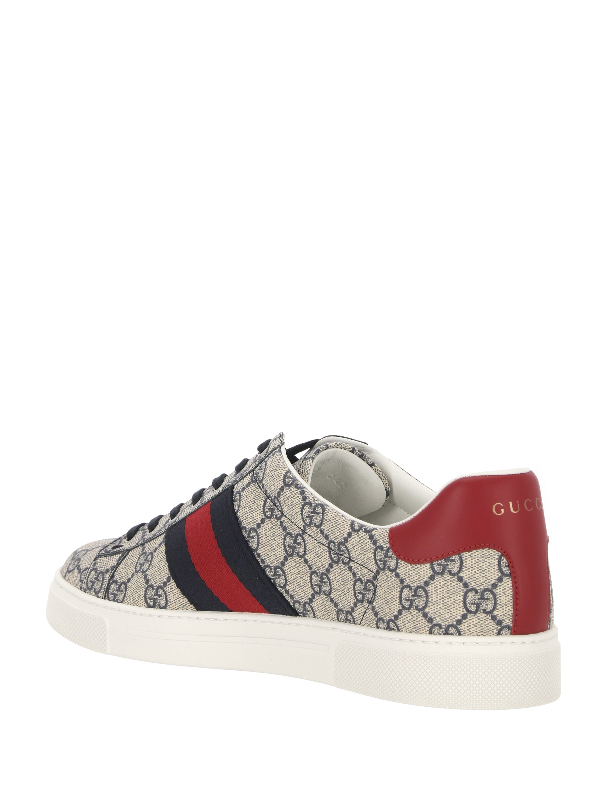 Gucci 760775 Man Beige/blu/red Sneakers - Zuklat