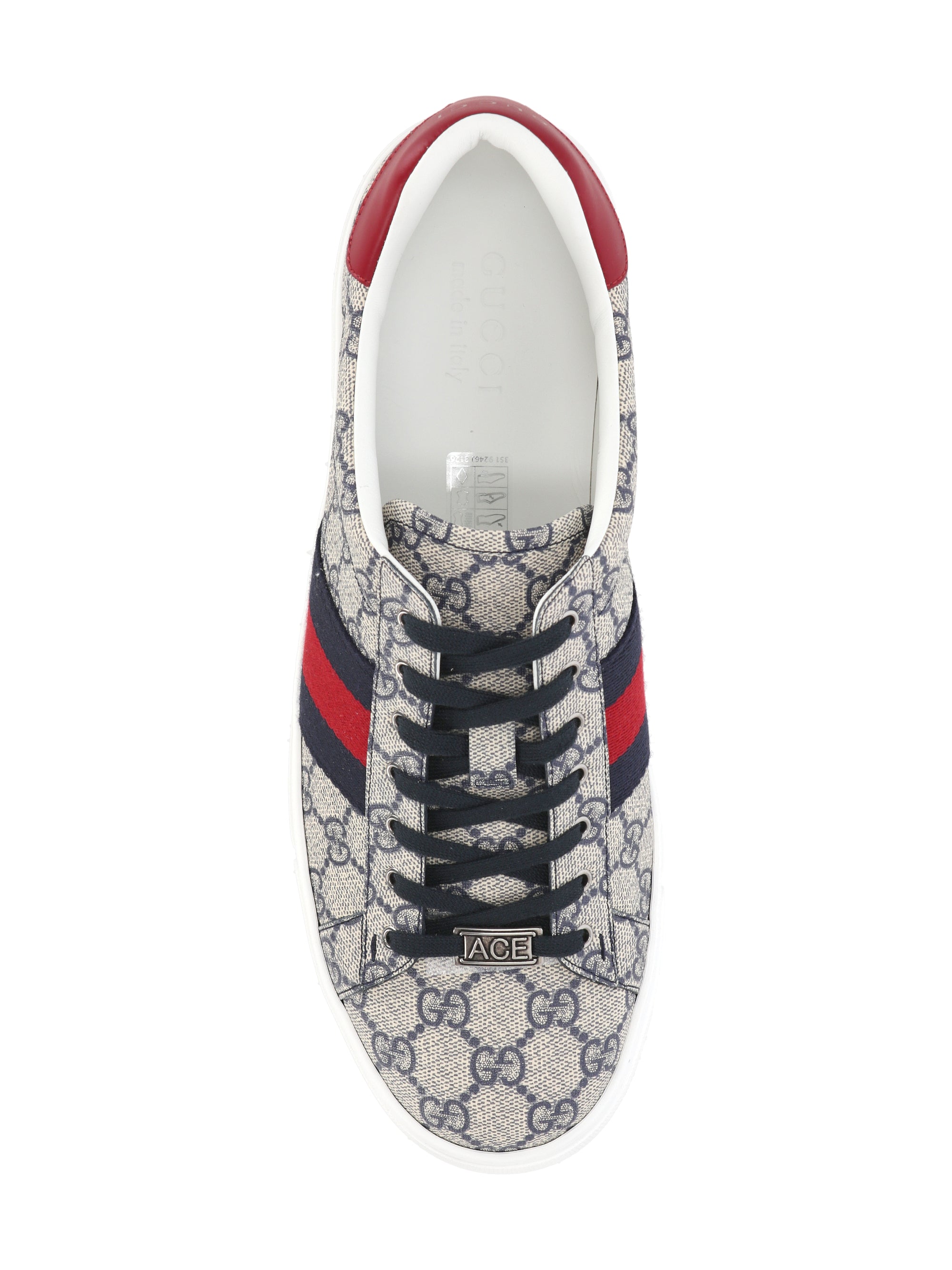 Gucci 760775 Man Beige/blu/red Sneakers - Zuklat