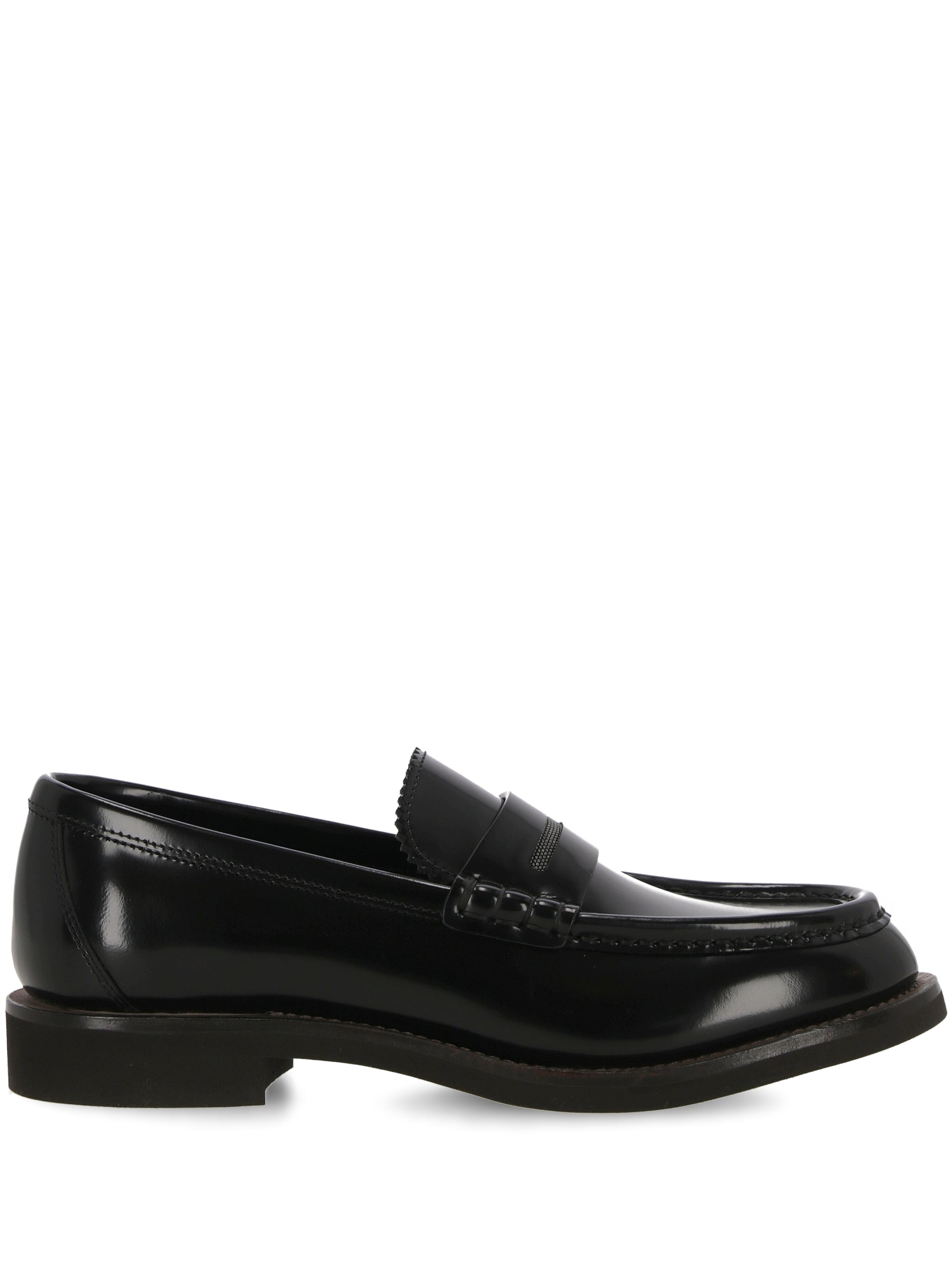 Brunello Cucinelli MZVNG2741 Woman Black Flat shoes - Zuklat