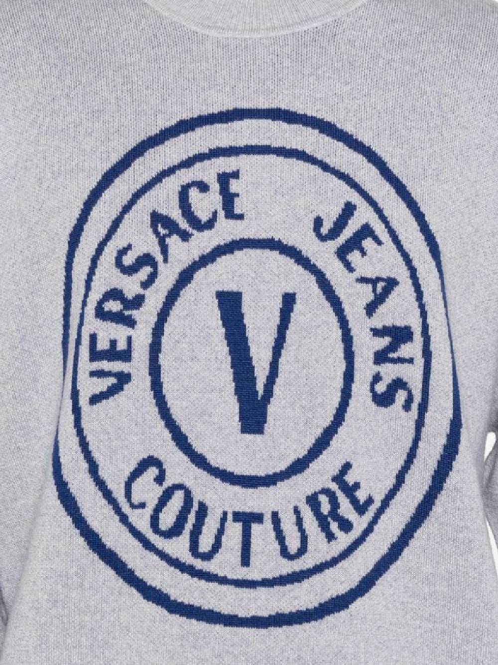 Versace Jeans 77GAFM02 Man Grey Sweaters - Zuklat