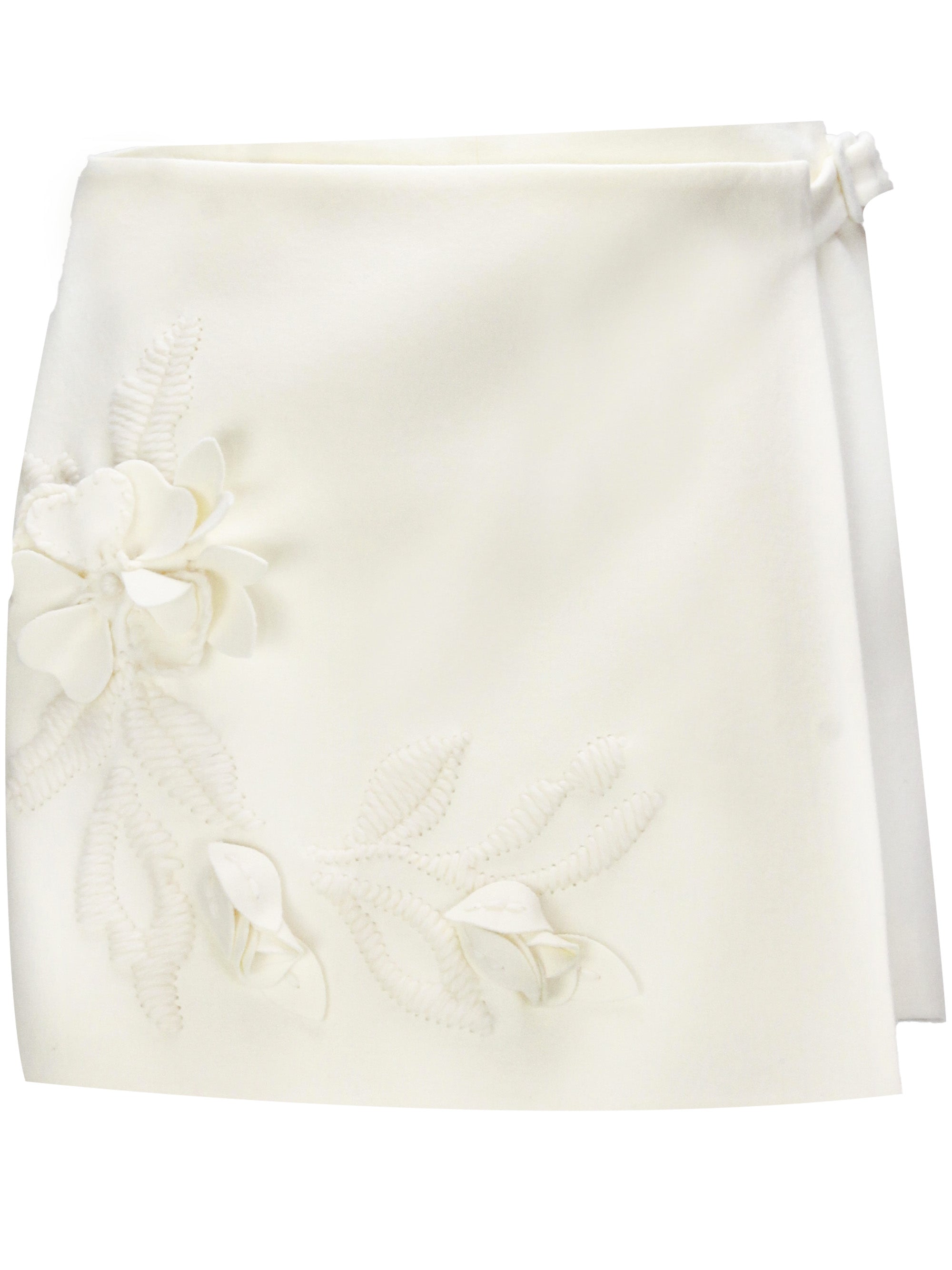 Ermanno Scervino D456P340RHJA Woman White Skirts - Zuklat