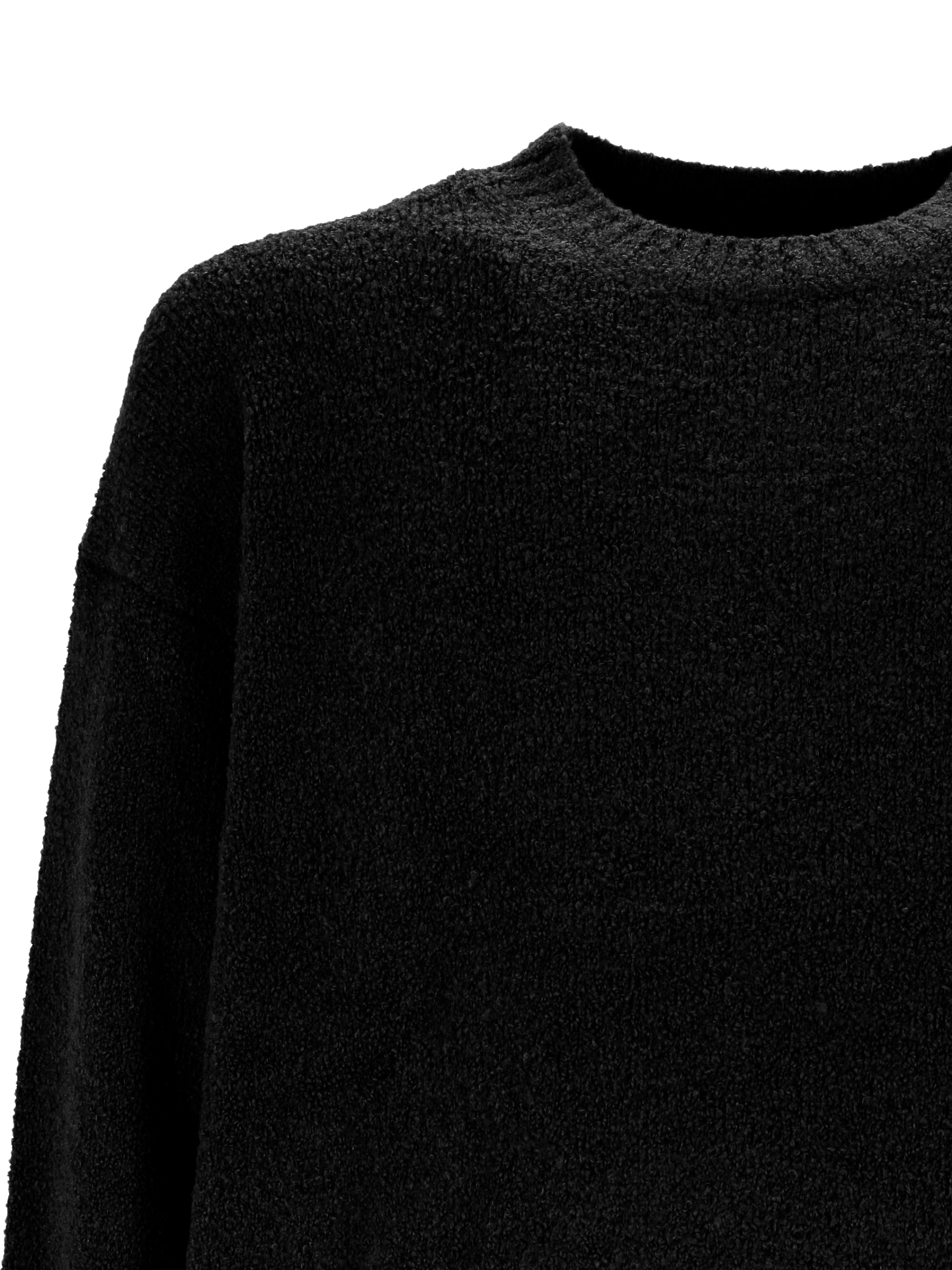 AMISH AMU058 Man Black Sweaters - Zuklat