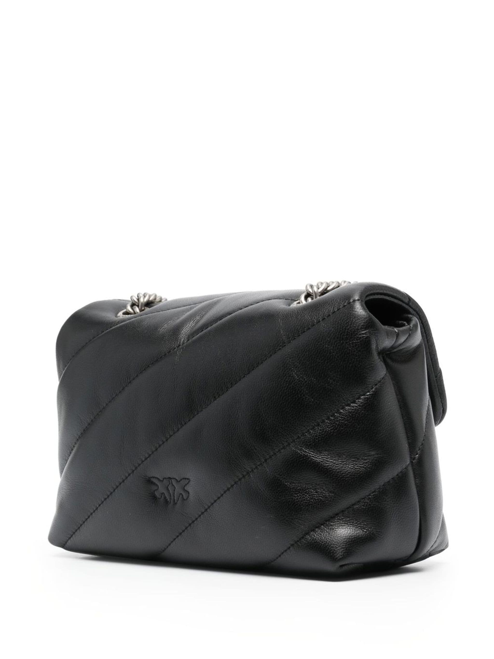 Pinko 100039 Woman NERO-OLD SILVER Bags.. - Zuklat