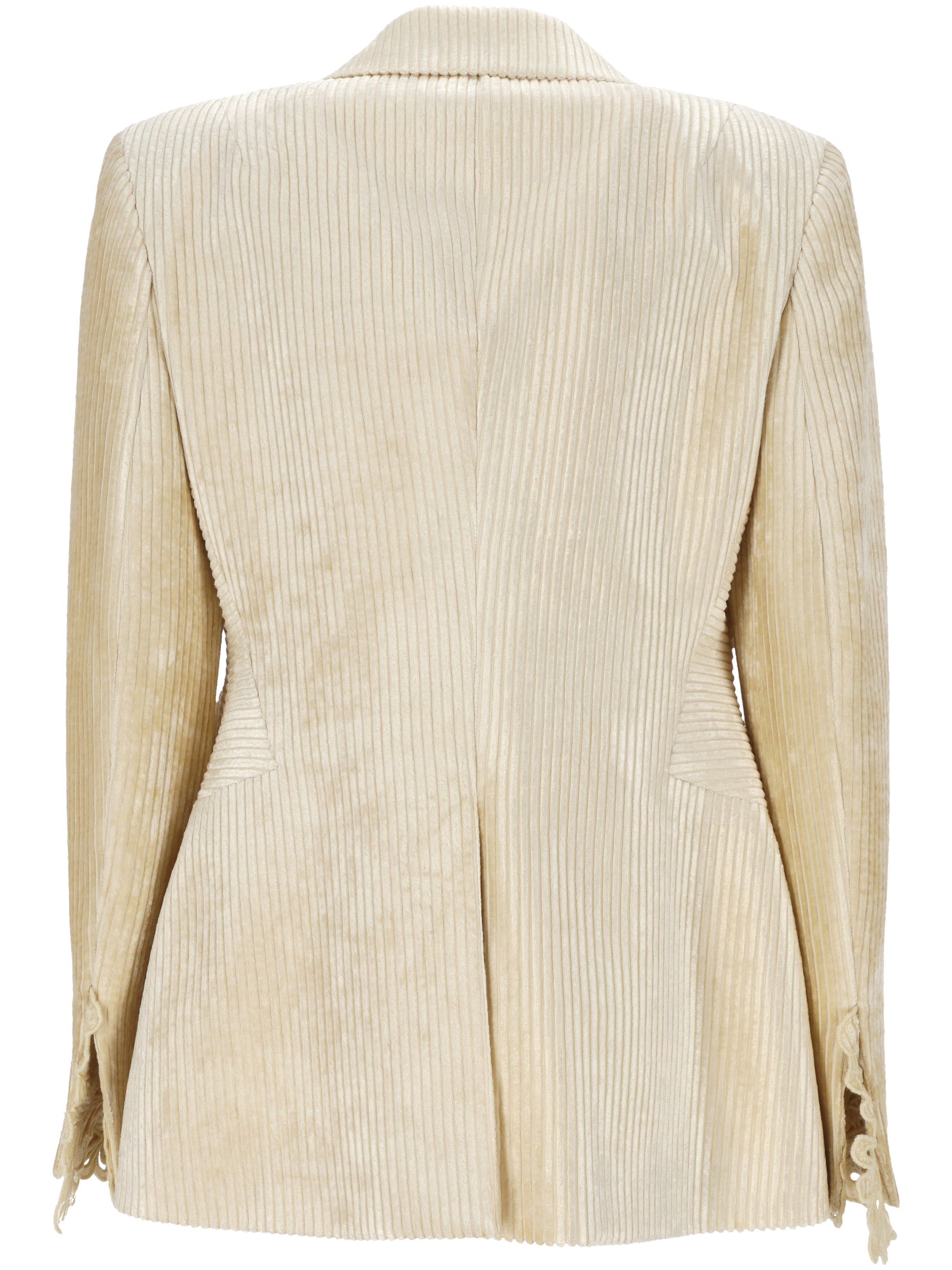 Ermanno Scervino D456I305IGWI Woman Beige Jackets - Zuklat