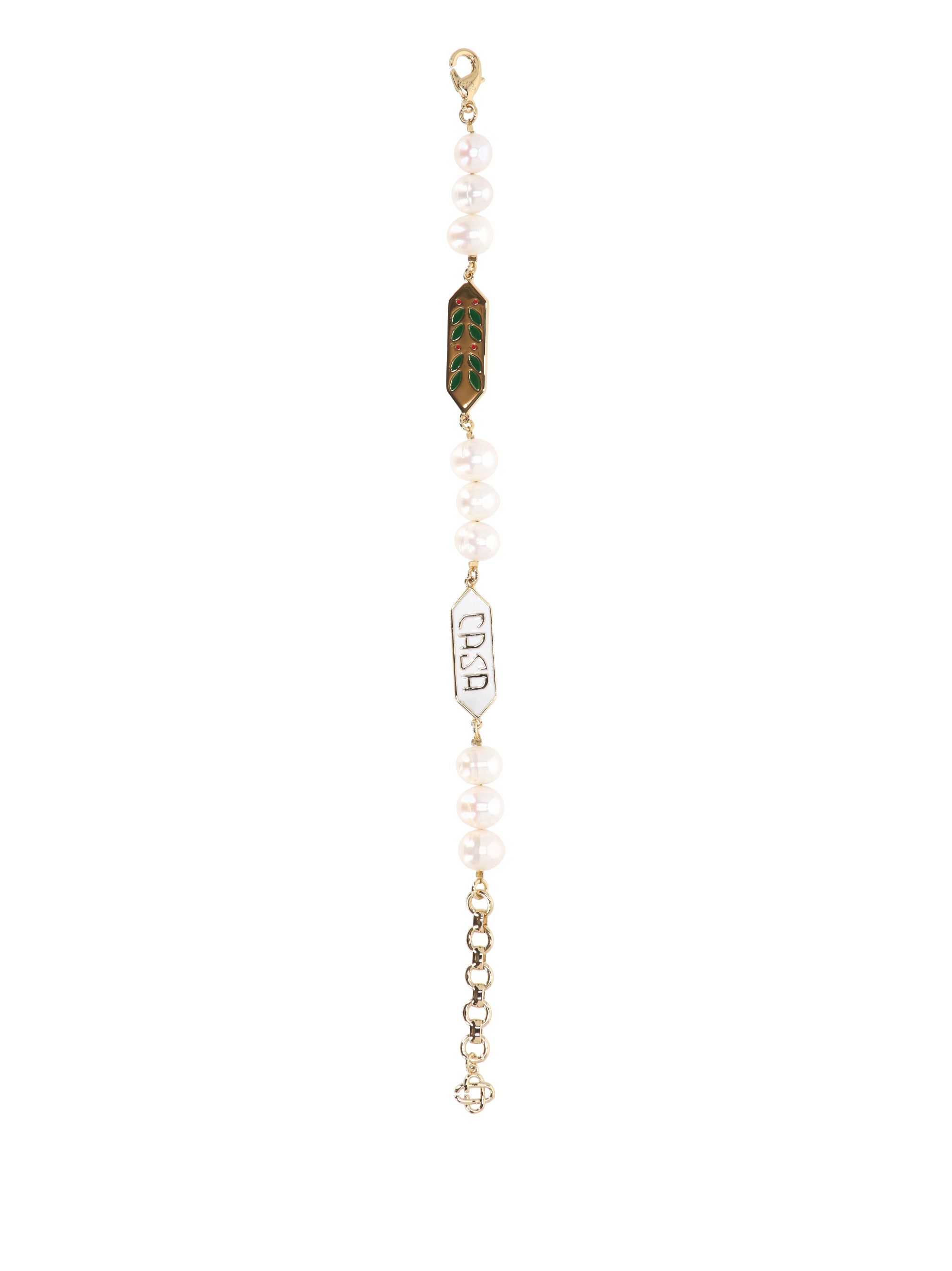 Casablanca AF24JW09101 Woman GOLD/PEARL/WHITE/GREEN Bijoux - Zuklat