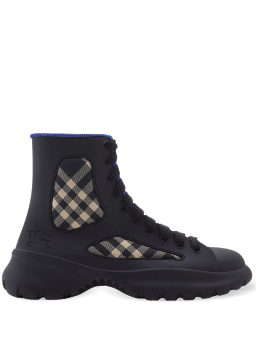 Burberry 8095279 Man BLACK IP CHK Boots - Zuklat