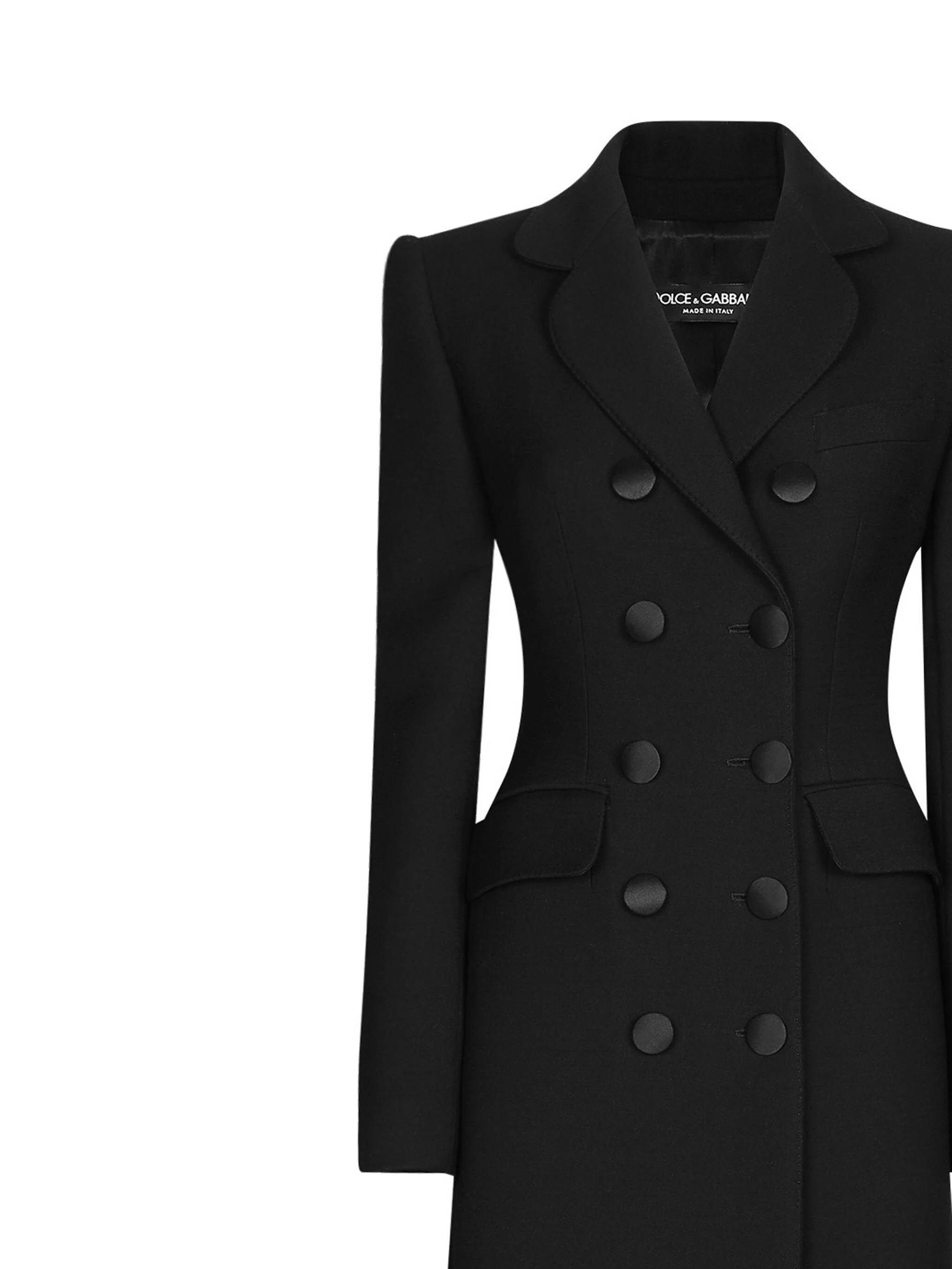 Dolce & Gabbana F0W1WT Woman Black Coats - Zuklat