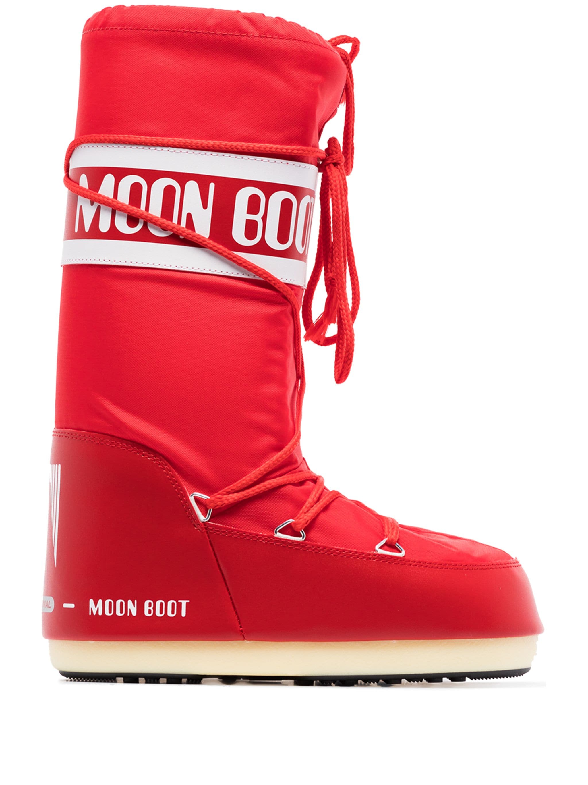 Moon Boot 1400440 Woman Red Boots - Zuklat