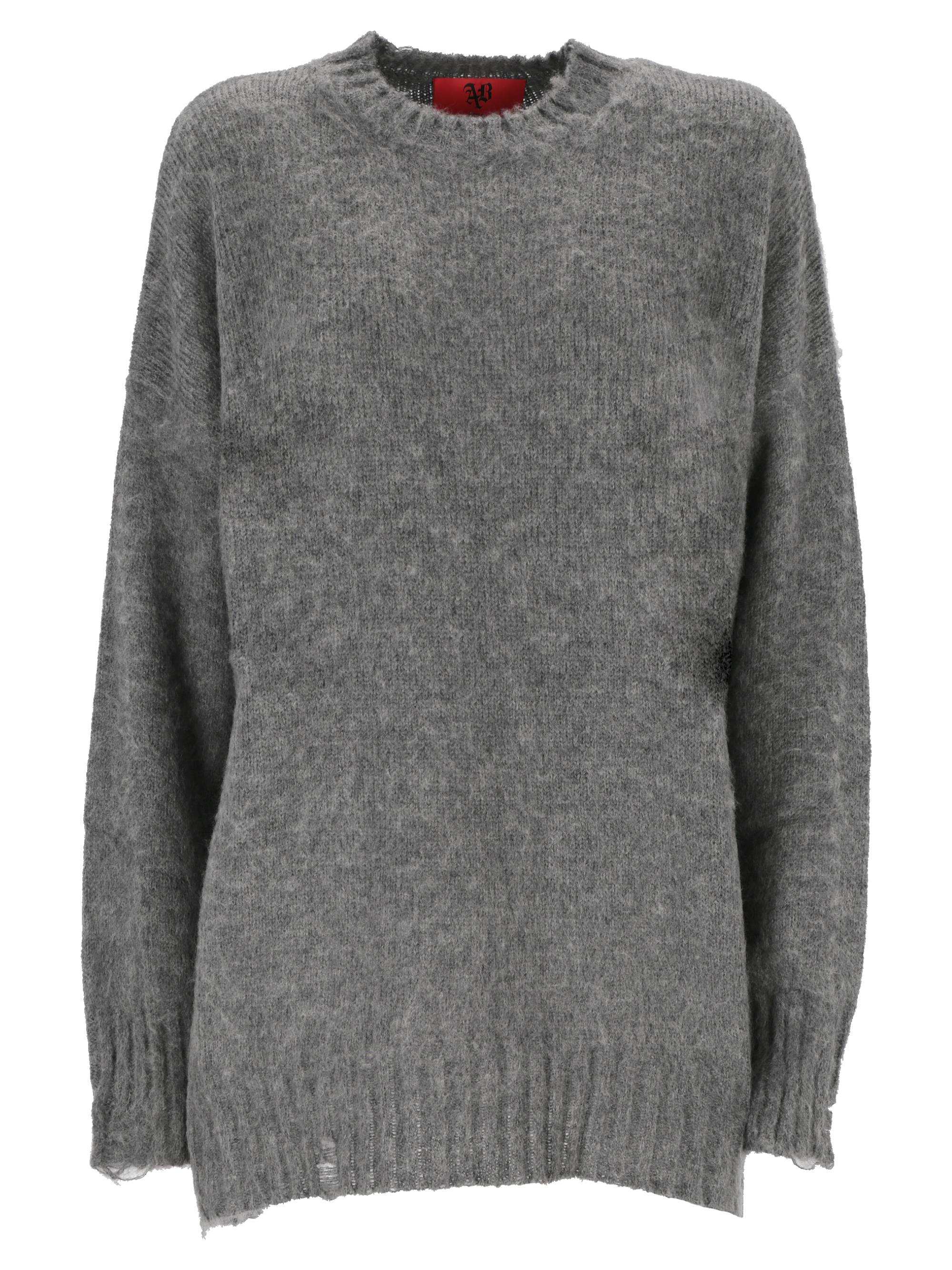 Aniye By 181046 Woman Gray Sweaters - Zuklat