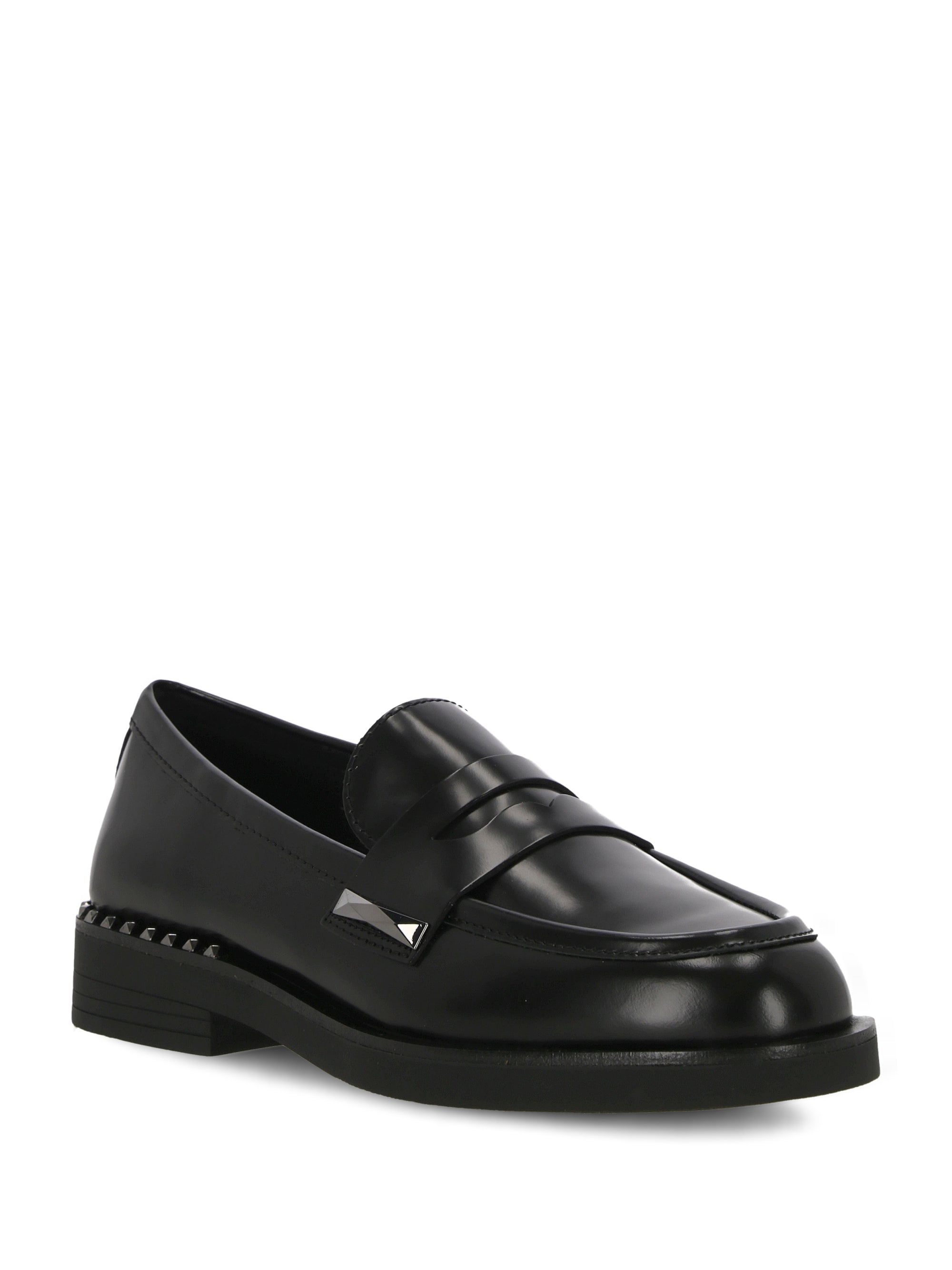 ASH WHISPERSTU01 Woman POLIS CALF BLACK Flat shoes - Zuklat