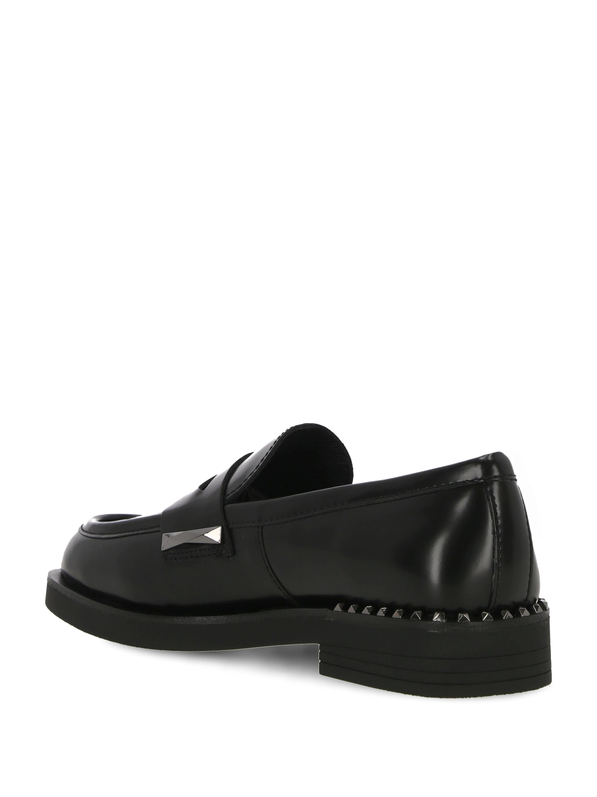 ASH WHISPERSTU01 Woman POLIS CALF BLACK Flat shoes - Zuklat