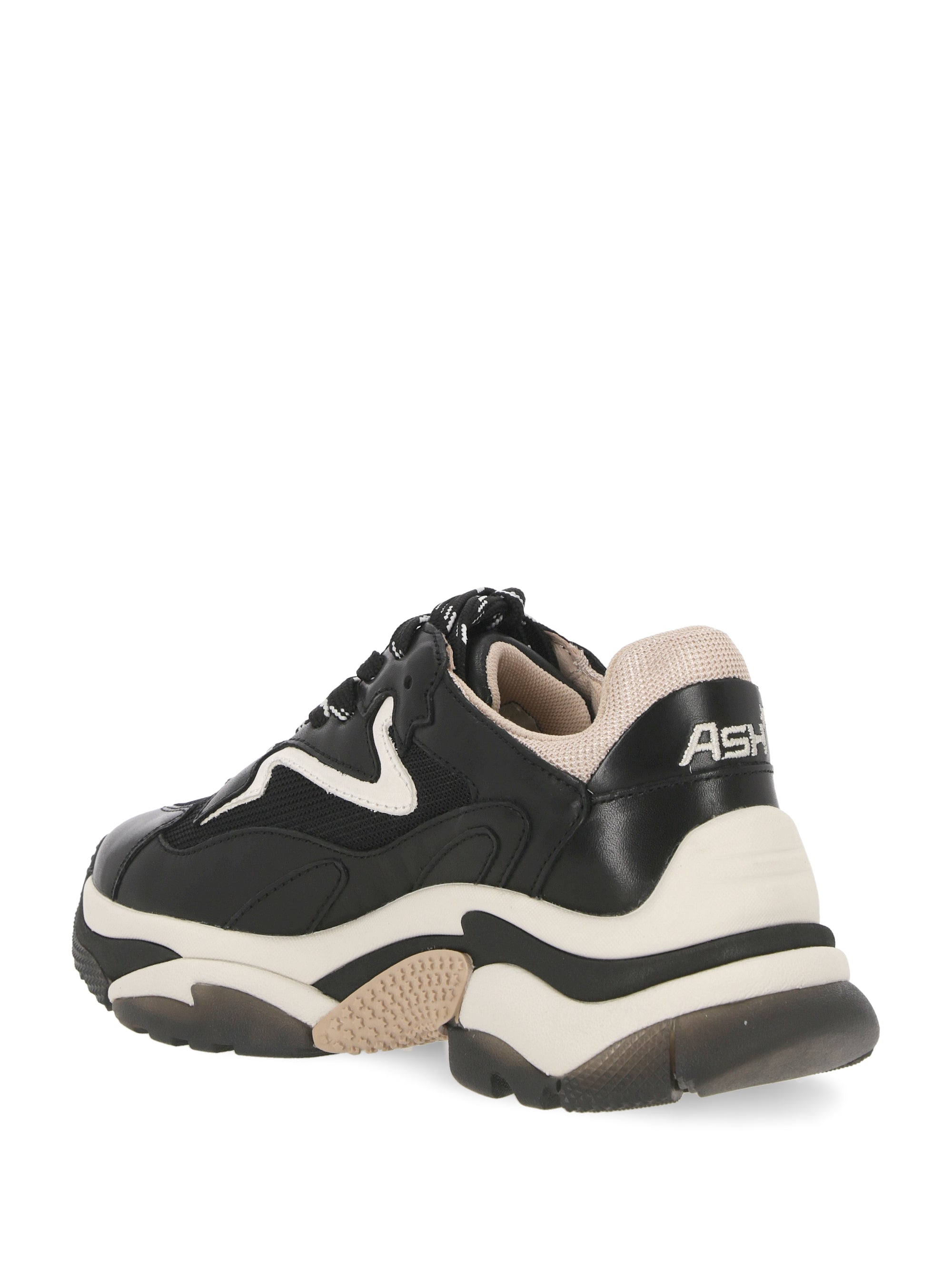 ASH ADDICT02 Woman NAPPACALF BLK/EGGNUG/PRISTIN Sneakers - Zuklat