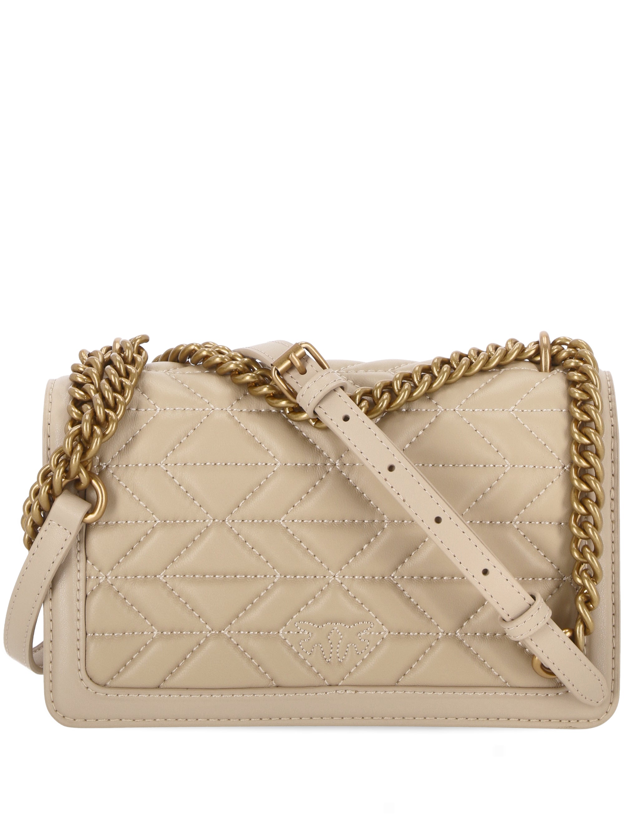 Pinko 100074 Woman BEIGE-GRIGIO FUMO-ANTIQUE Bags.. - Zuklat