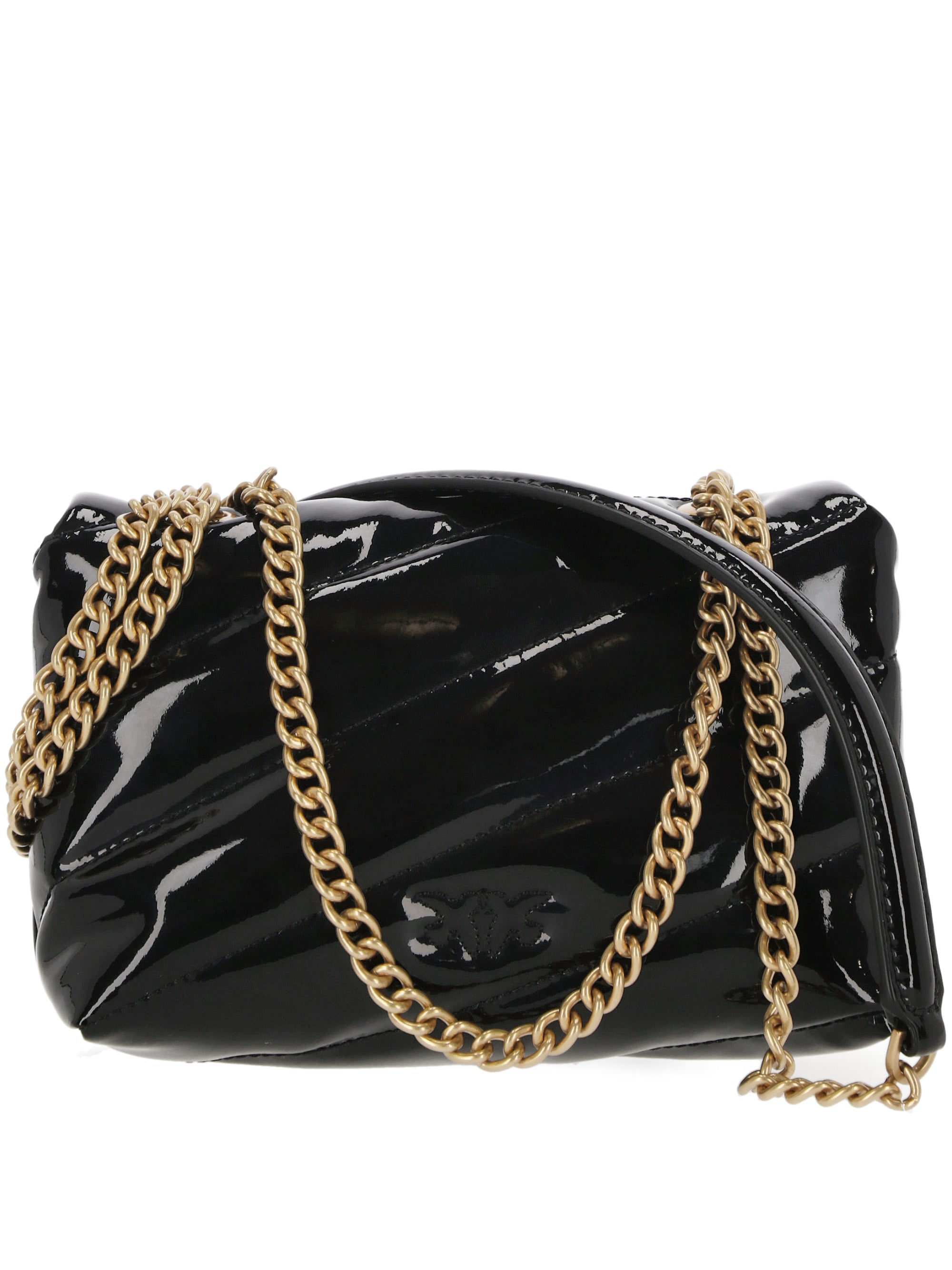 Pinko 100040 Woman NERO-ANTIQUE GOLD Bags.. - Zuklat