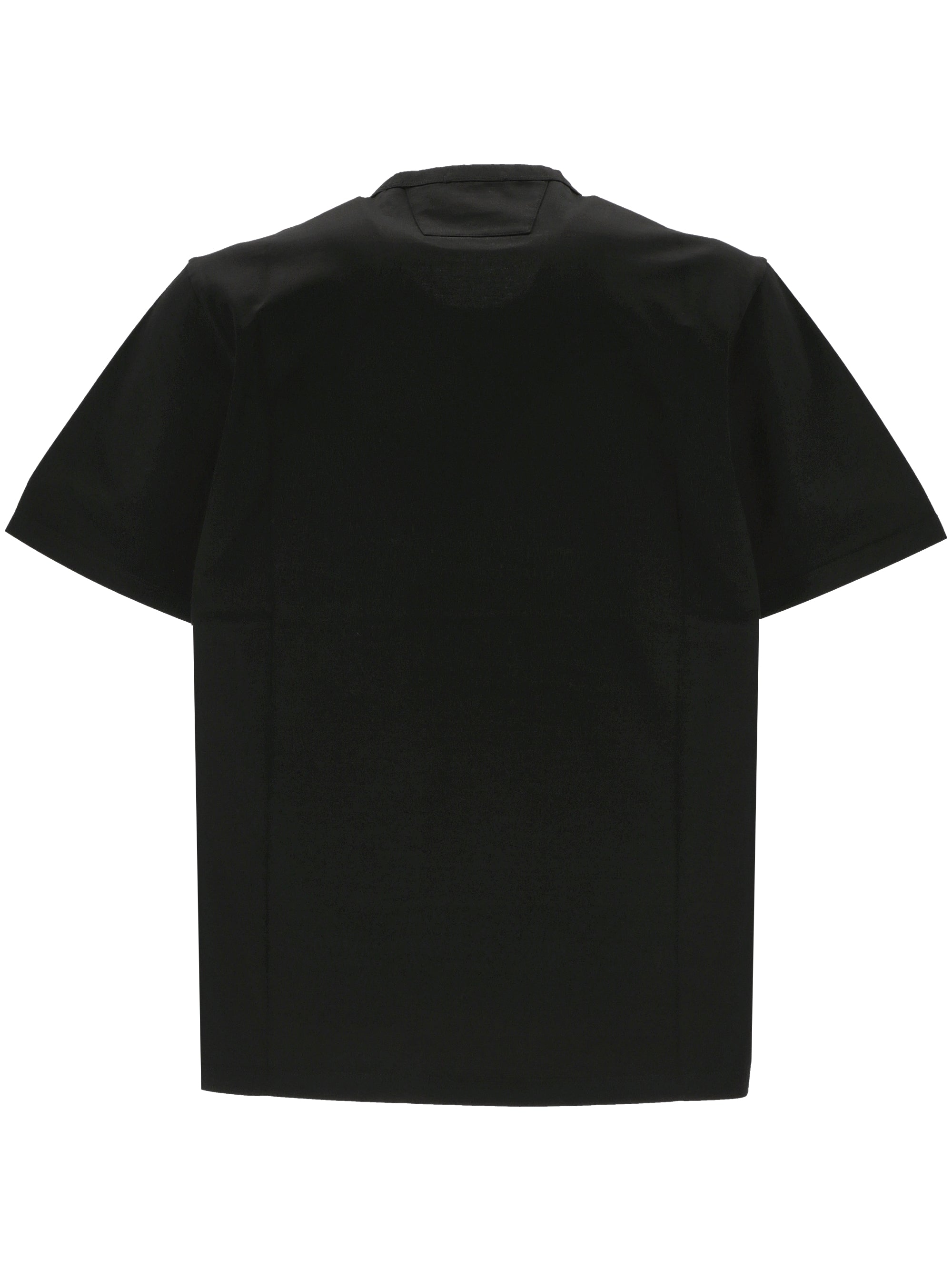 C.P. COMPANY 17CLTS038A00 Man Black T-shirts and Polos - Zuklat