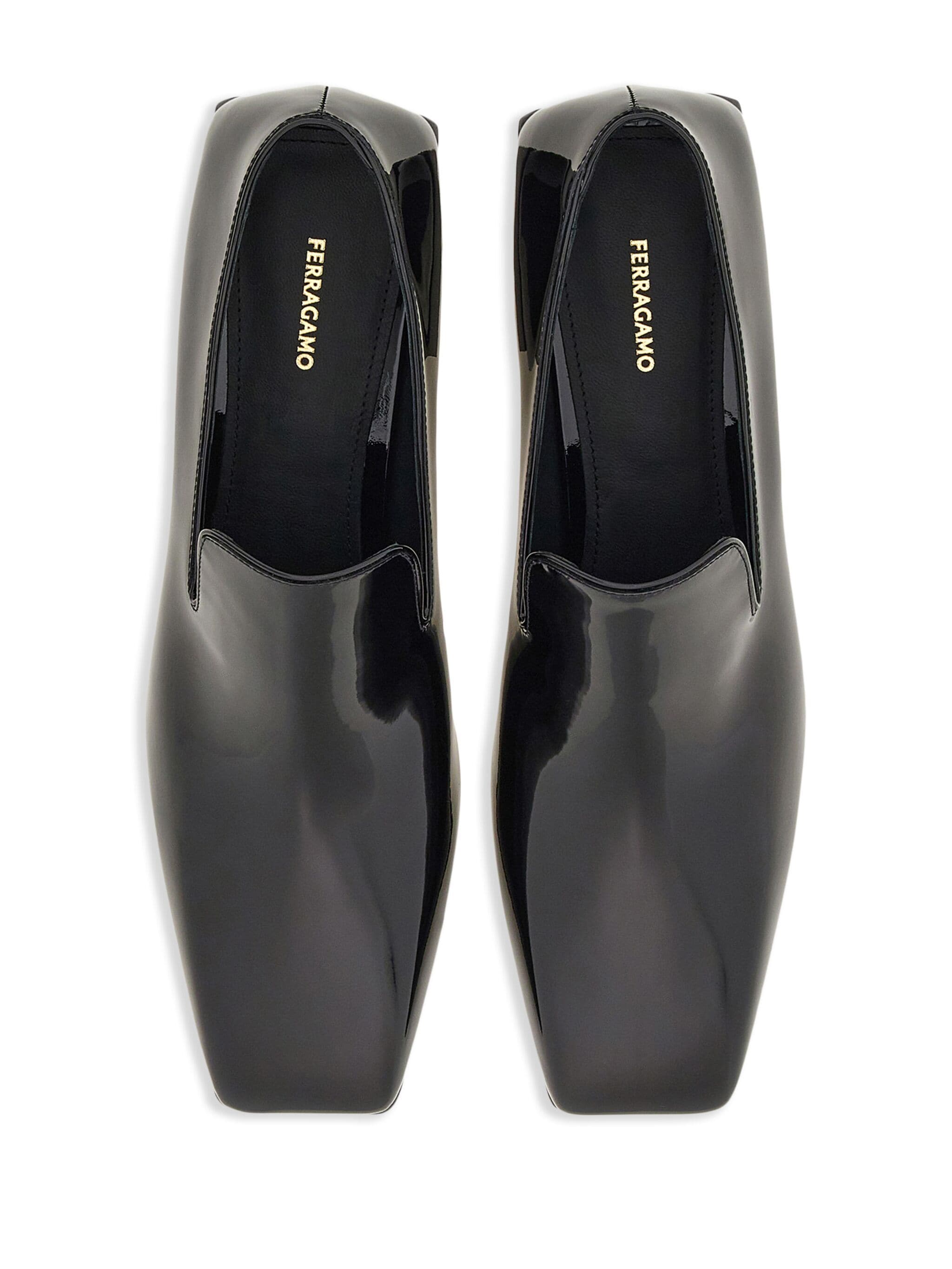 Ferragamo 01J181 Woman Black Flat shoes - Zuklat