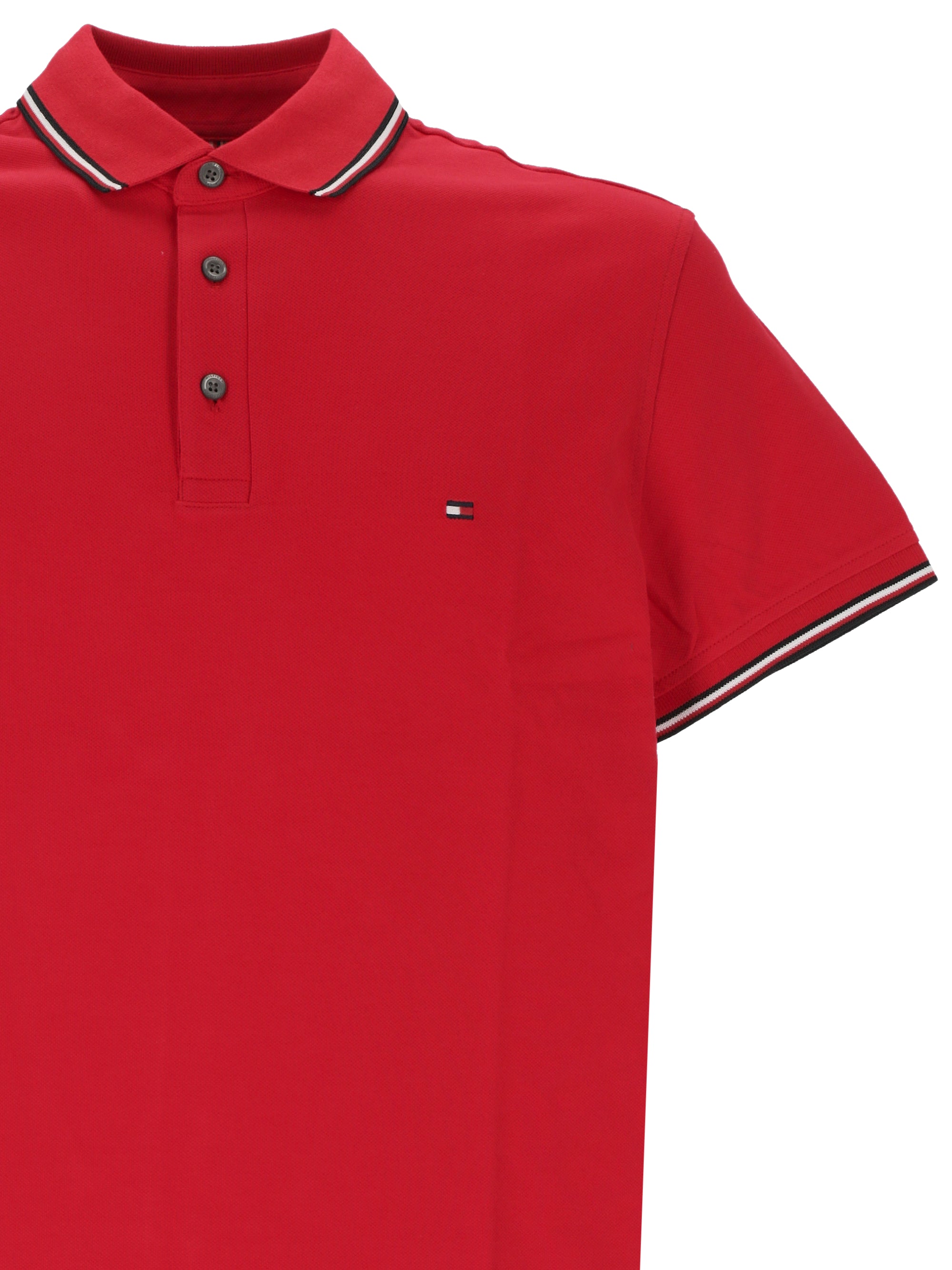 Tommy Hilfiger MW0MW30750 Man PRIMARY RED T-shirts and Polos - Zuklat