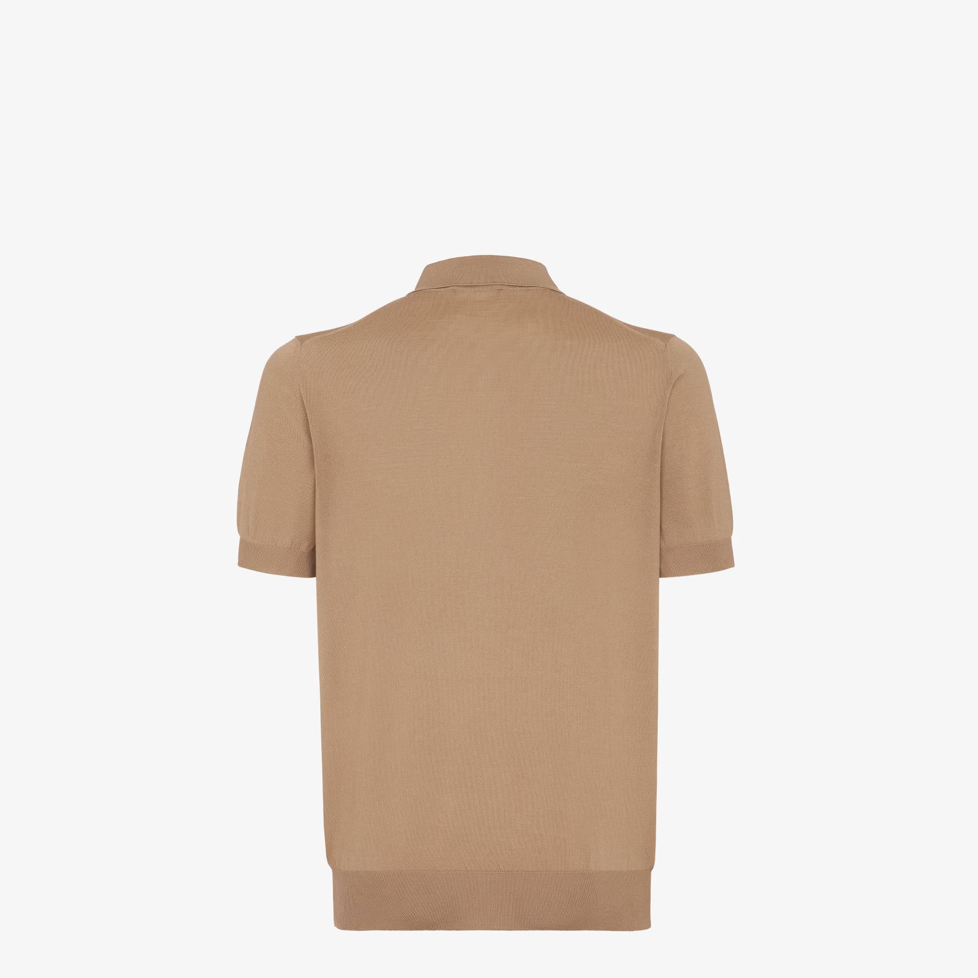 Fendi FZC349 Man Brown T-shirts and Polos - Zuklat