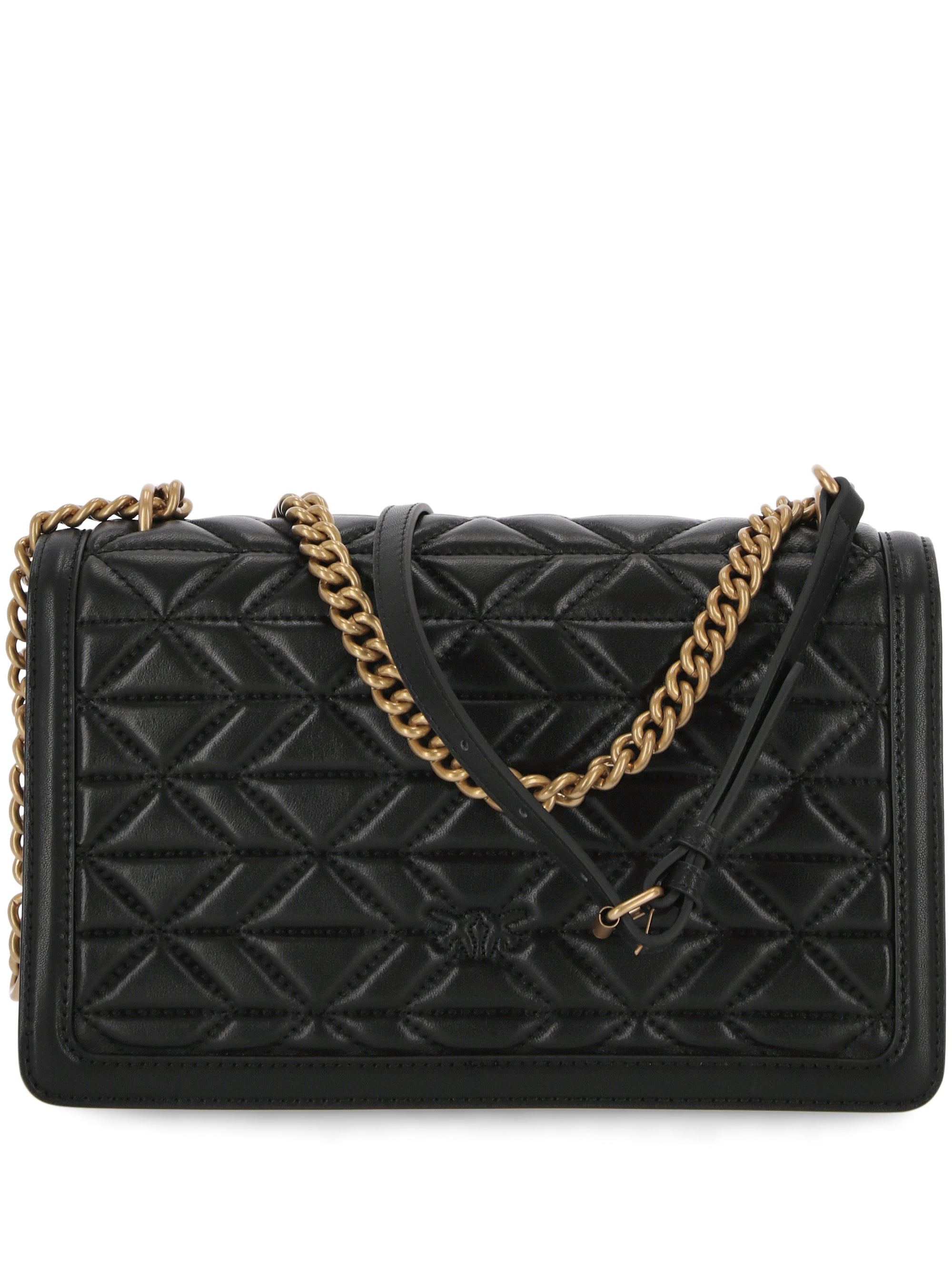 Pinko 100941 Woman NERO-ANTIQUE GOLD Bags.. - Zuklat