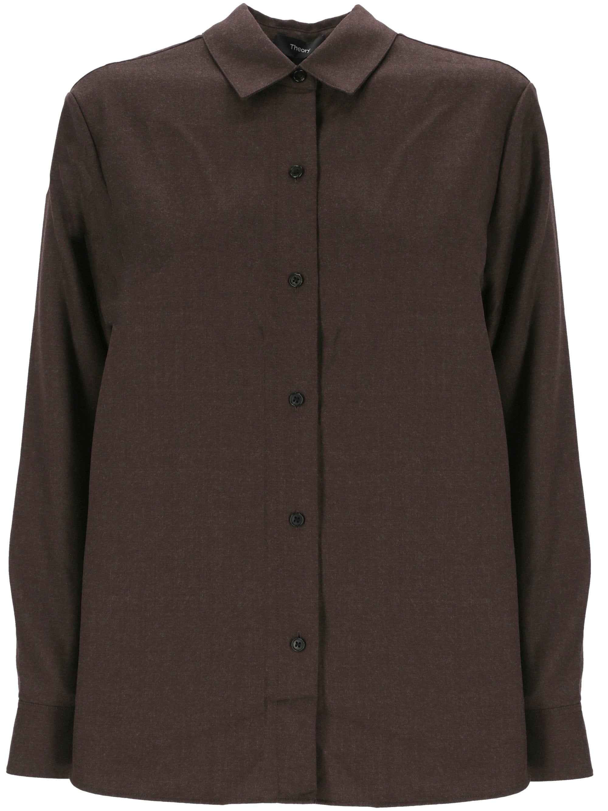 Theory O0801502 Woman HICKORY MELANGE Shirts - Zuklat