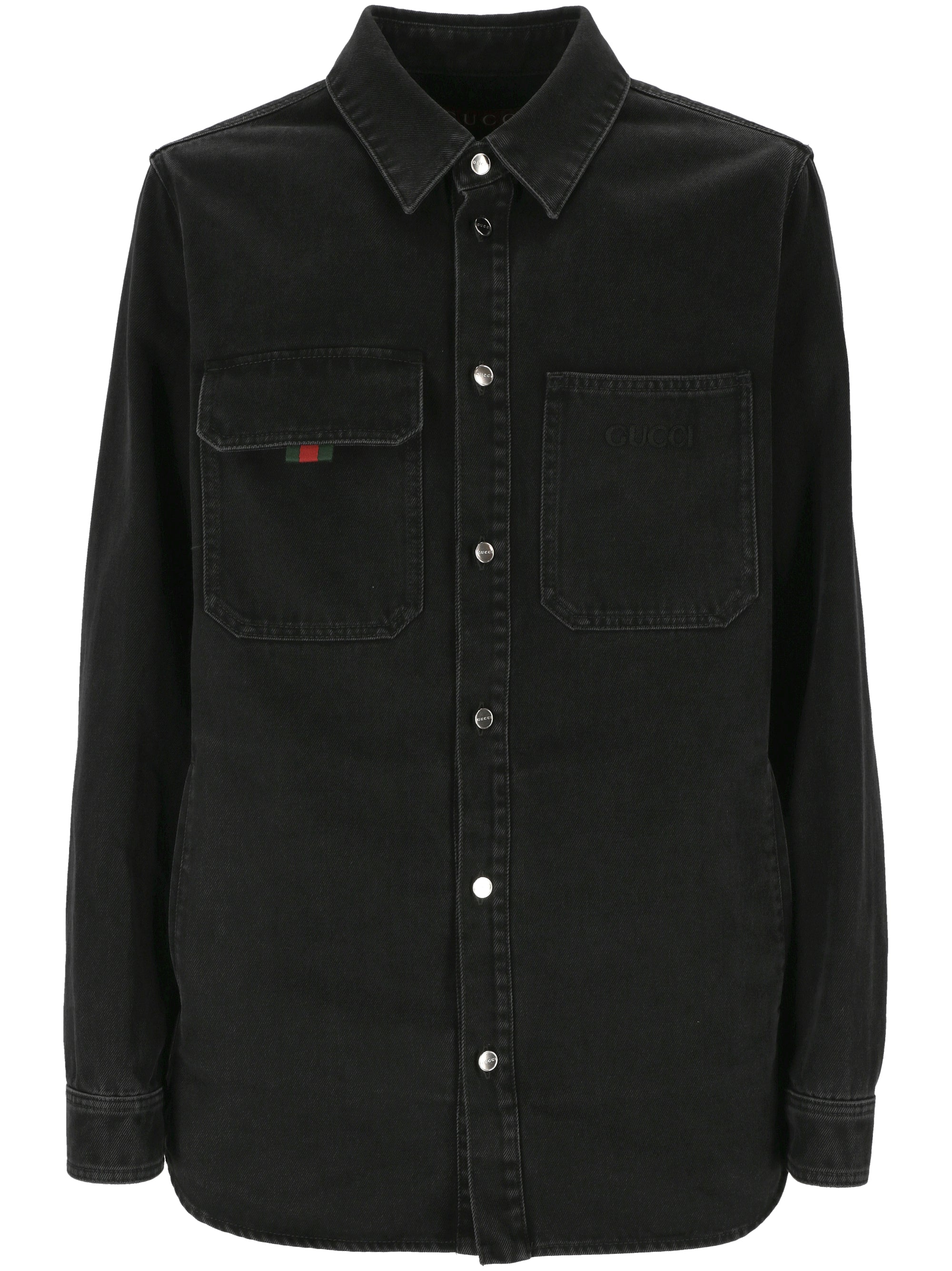 Gucci 789160 Man Washed black Shirts - Zuklat