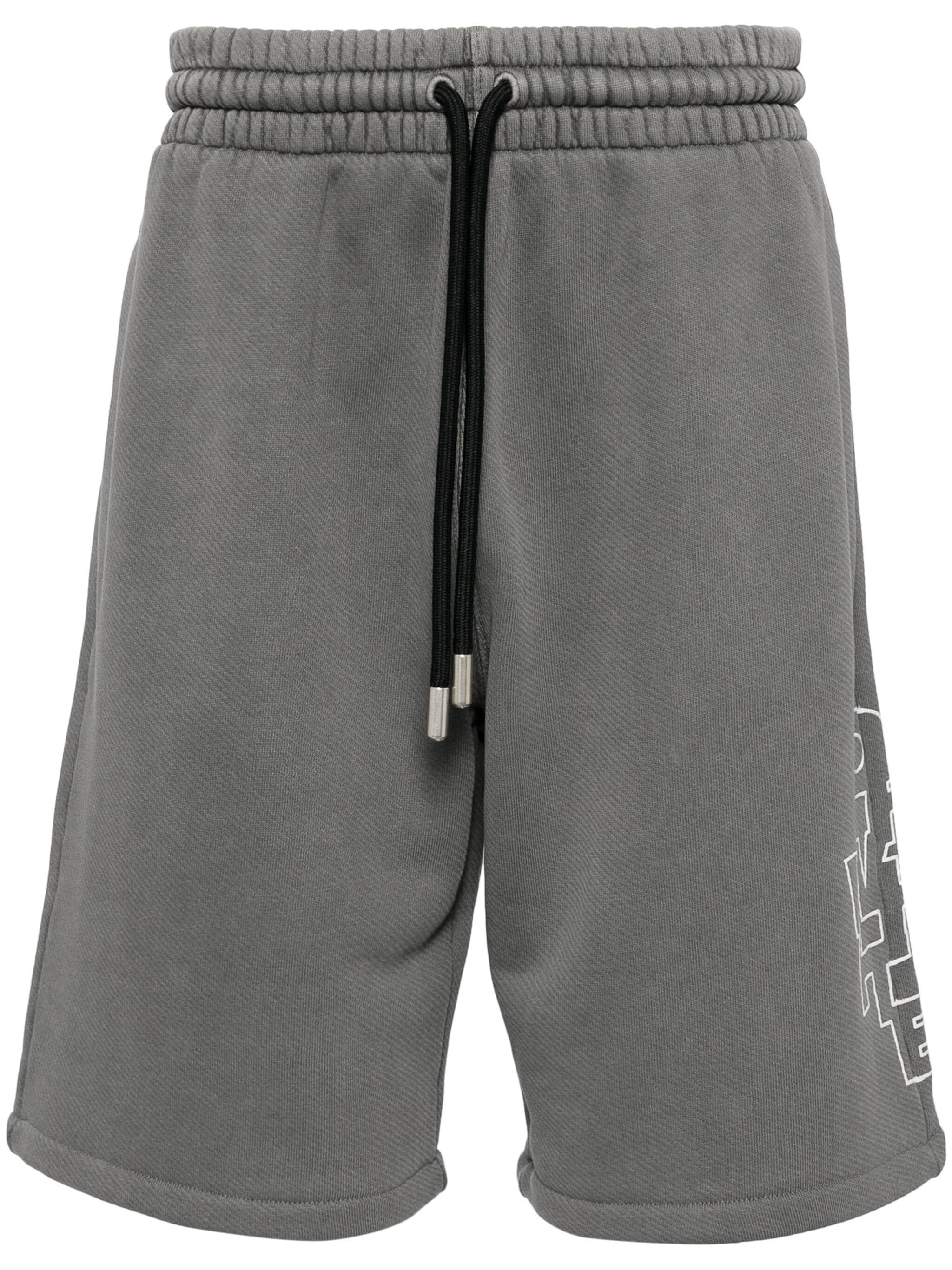 Off White OMCI013F24FLE001 Man BLACK-WH Shorts - Zuklat