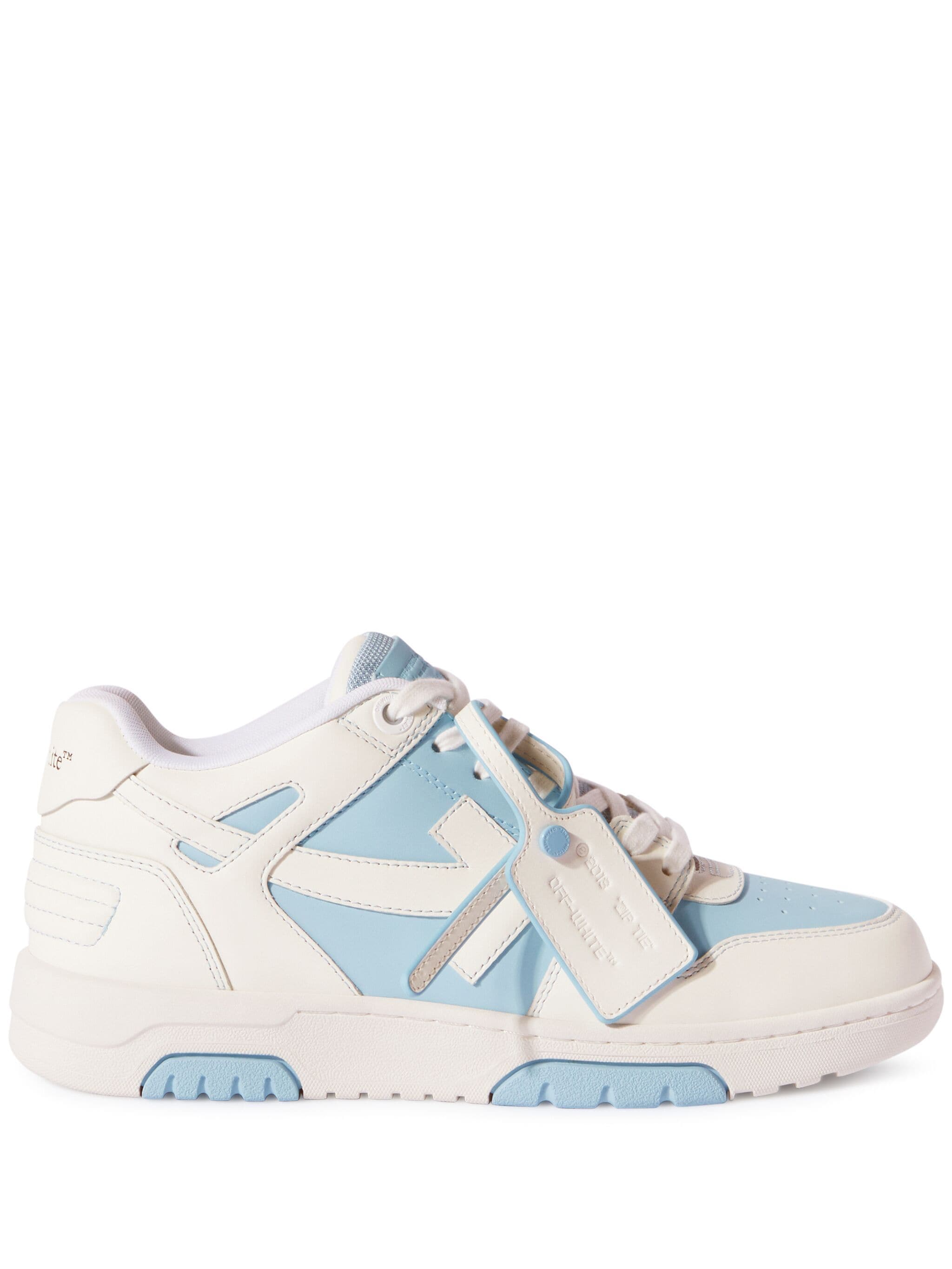 Off White OMIA189F24LEA004 Man Blue Sneakers - Zuklat