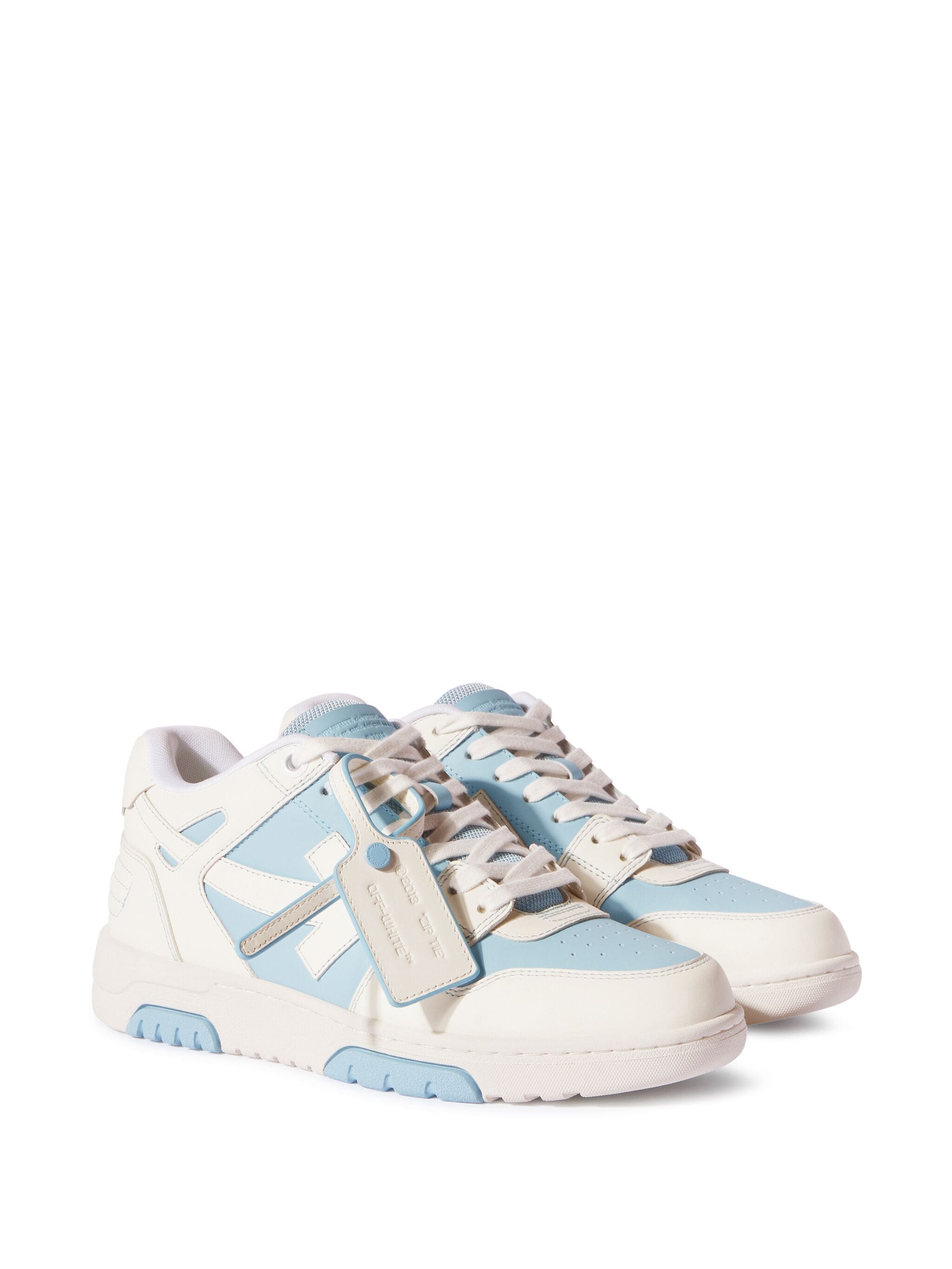 Off White OMIA189F24LEA004 Man Blue Sneakers - Zuklat