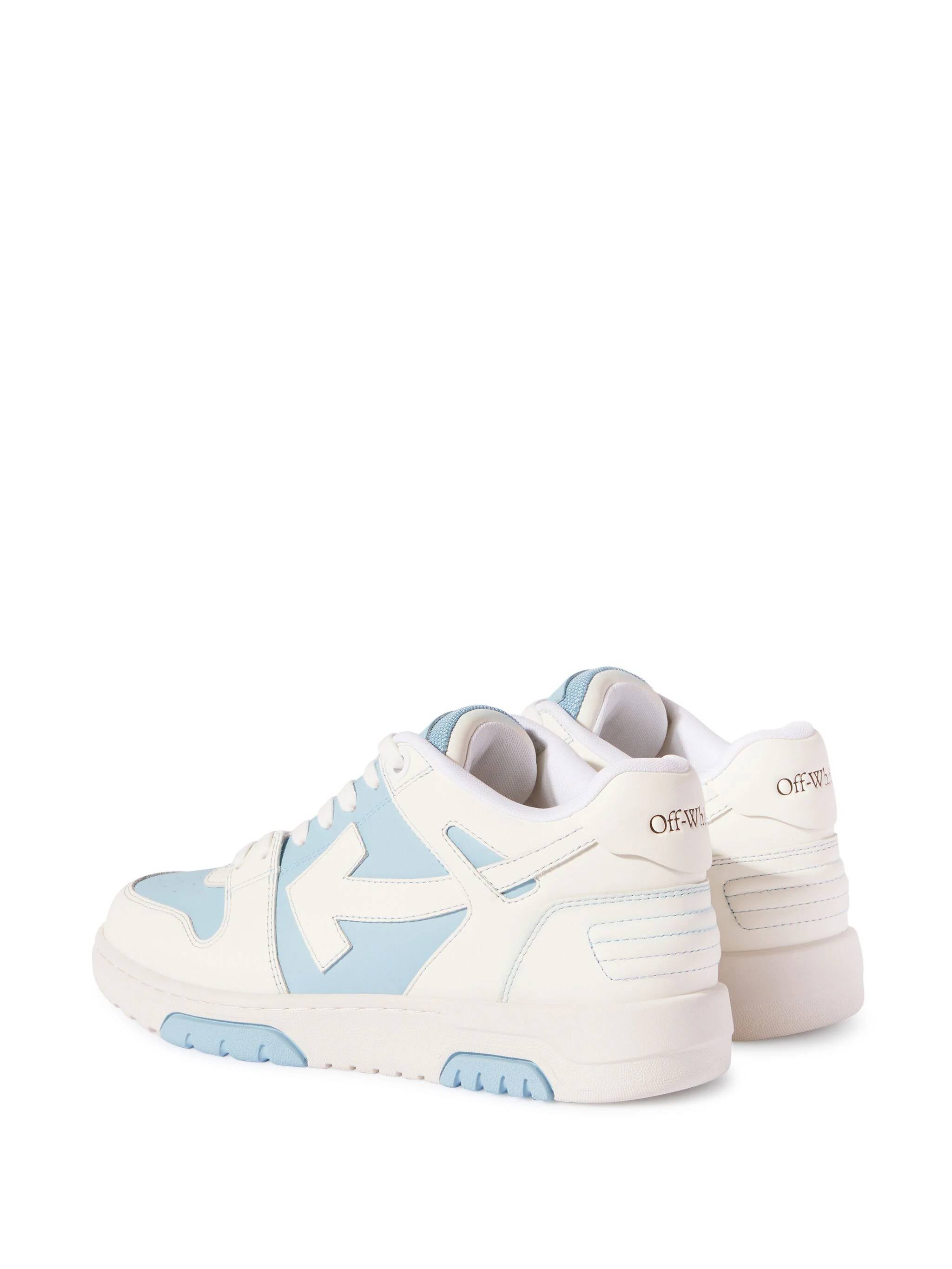 Off White OMIA189F24LEA004 Man Blue Sneakers - Zuklat