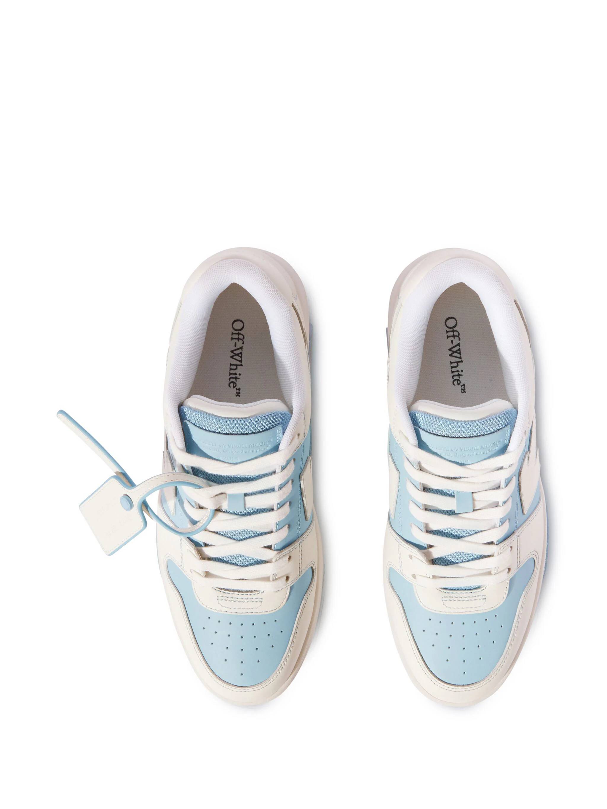 Off White OMIA189F24LEA004 Man Blue Sneakers - Zuklat