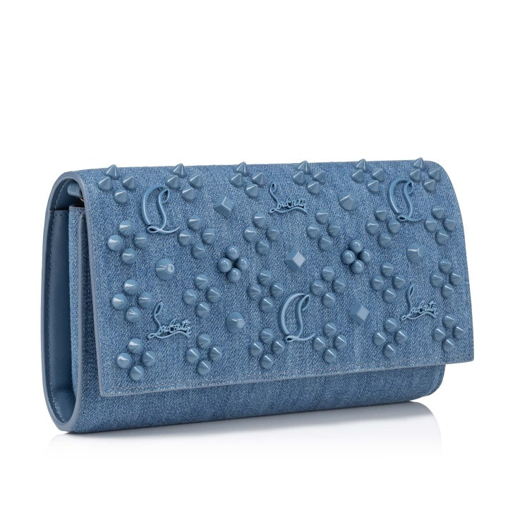 Christian Louboutin 3245240 Woman BLUE/LAC Wallets - Zuklat