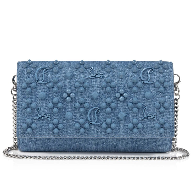 Christian Louboutin 3245240 Woman BLUE/LAC Wallets - Zuklat