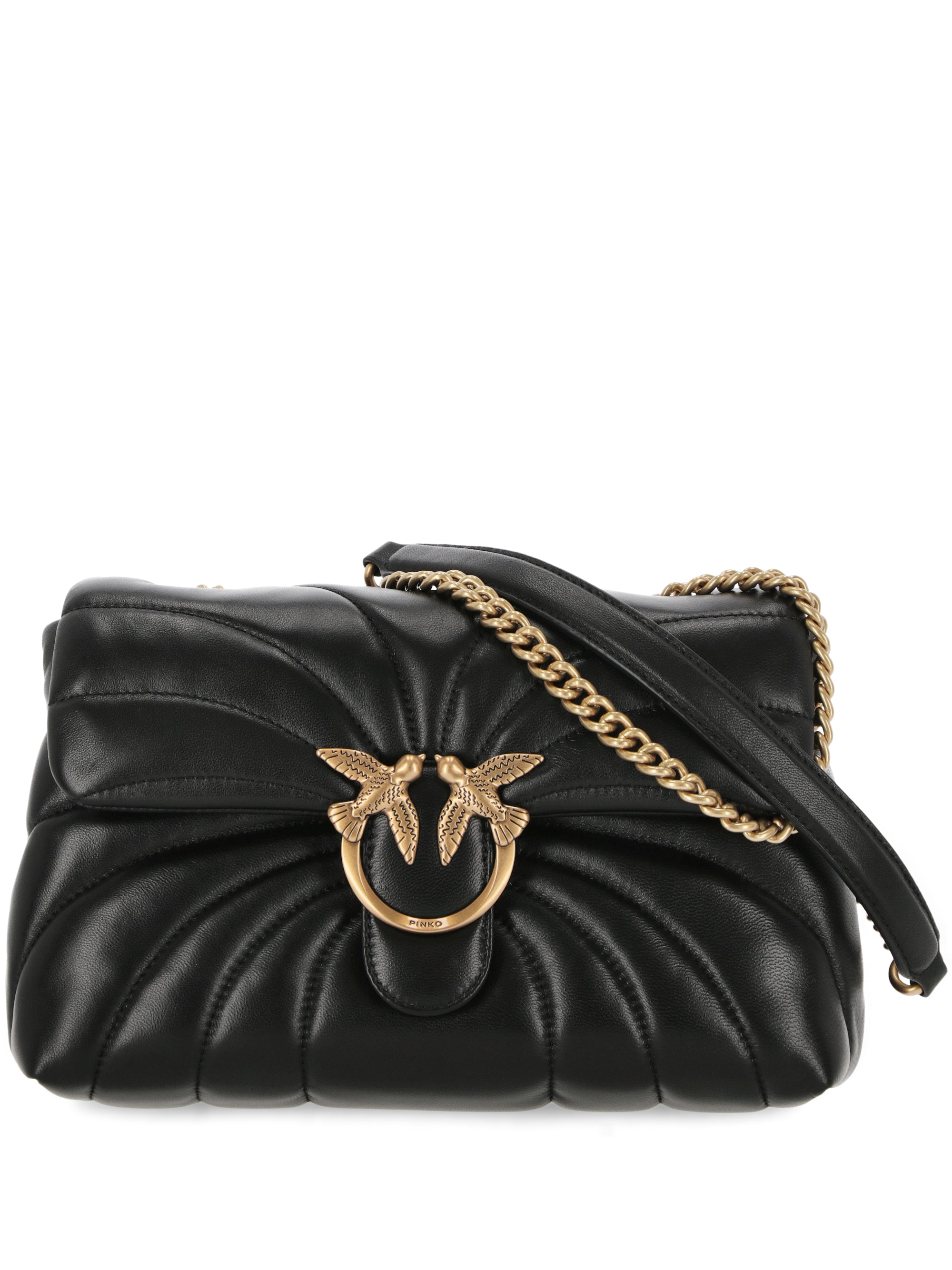 Pinko 100038 Woman NERO-ANTIQUE GOLD Bags.. - Zuklat