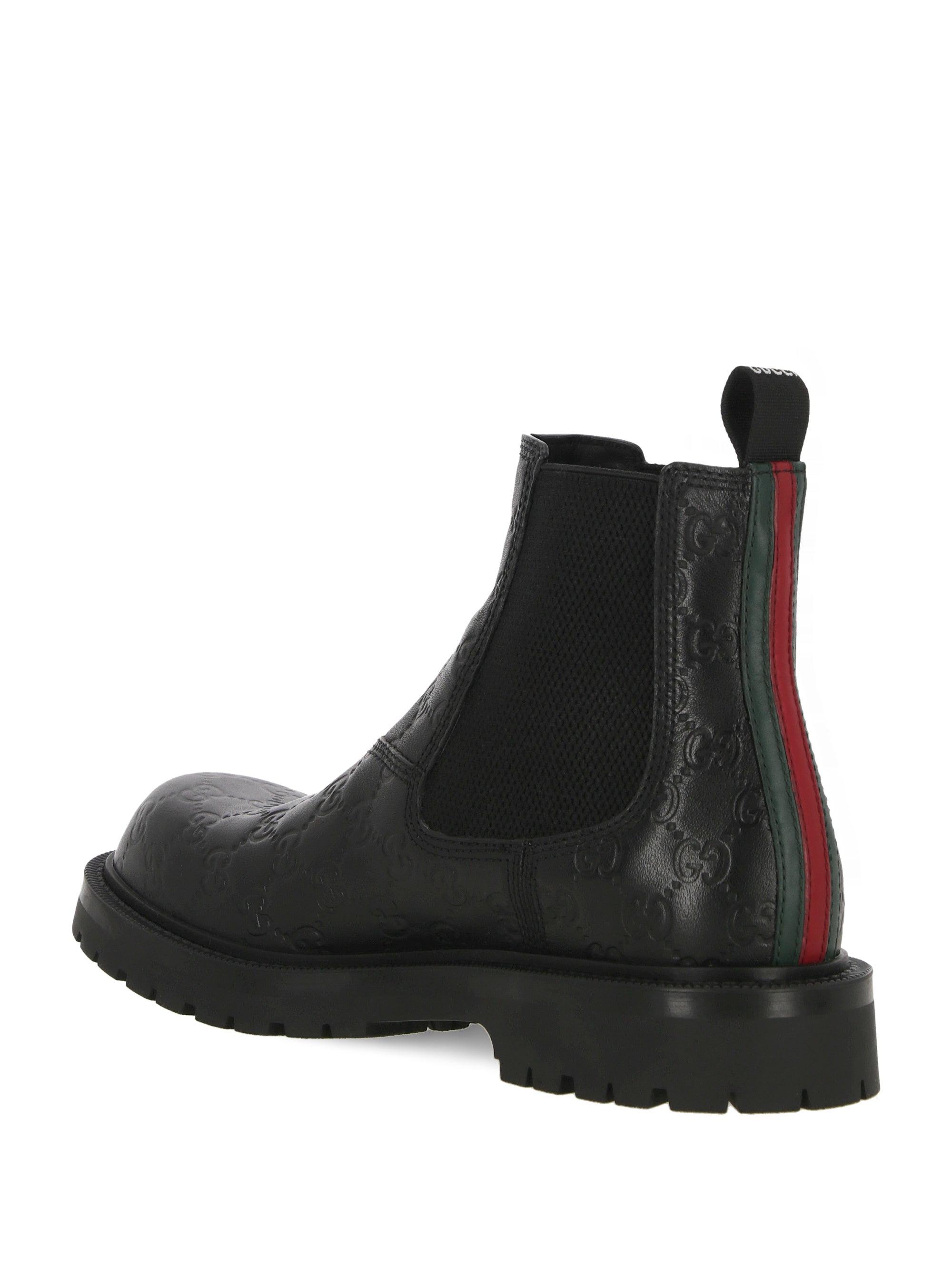 Gucci 794168 Man BLA/GR/RED Boots - Zuklat