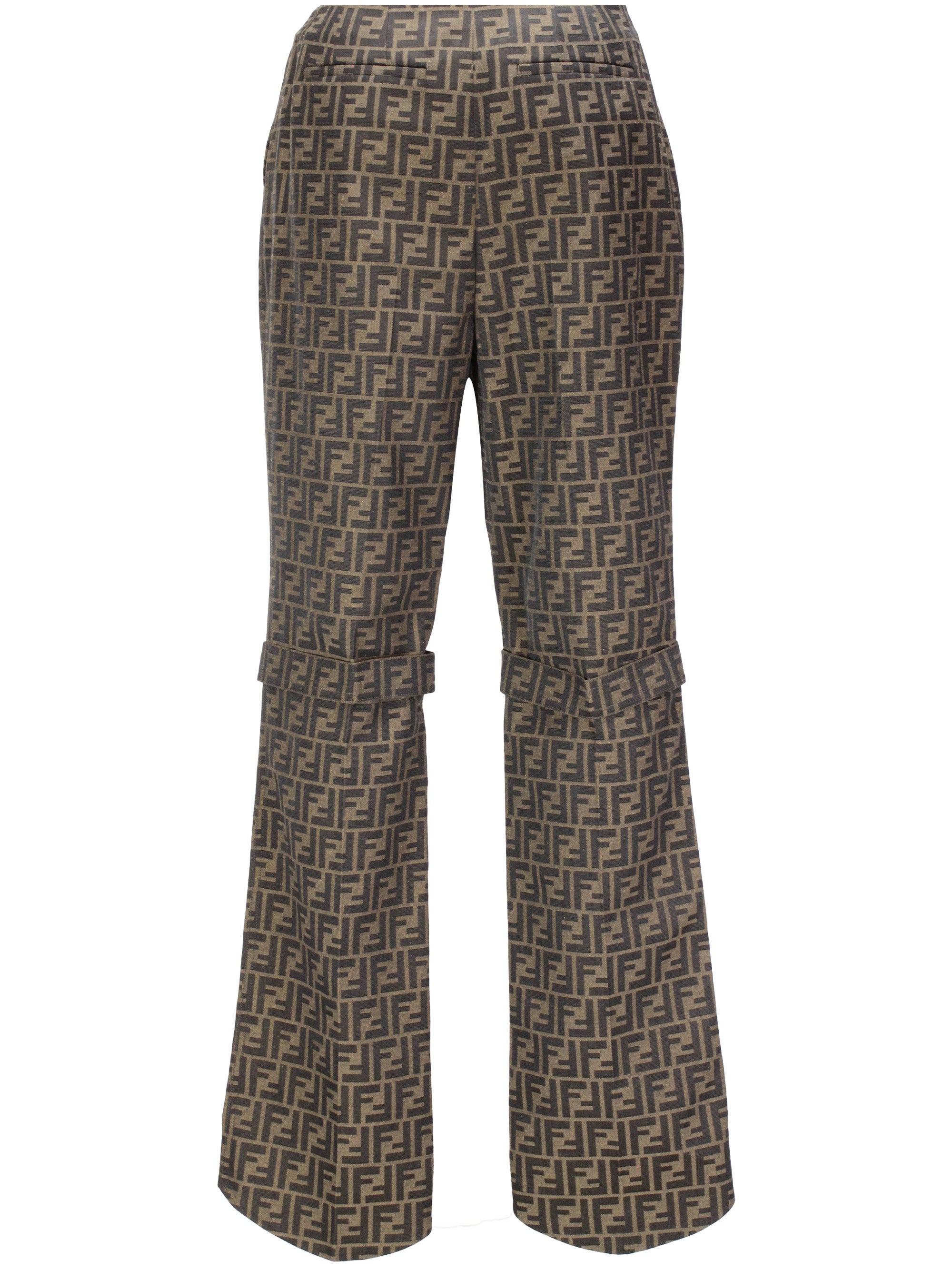 Fendi FR6602 Woman Tobacco Trousers - Zuklat