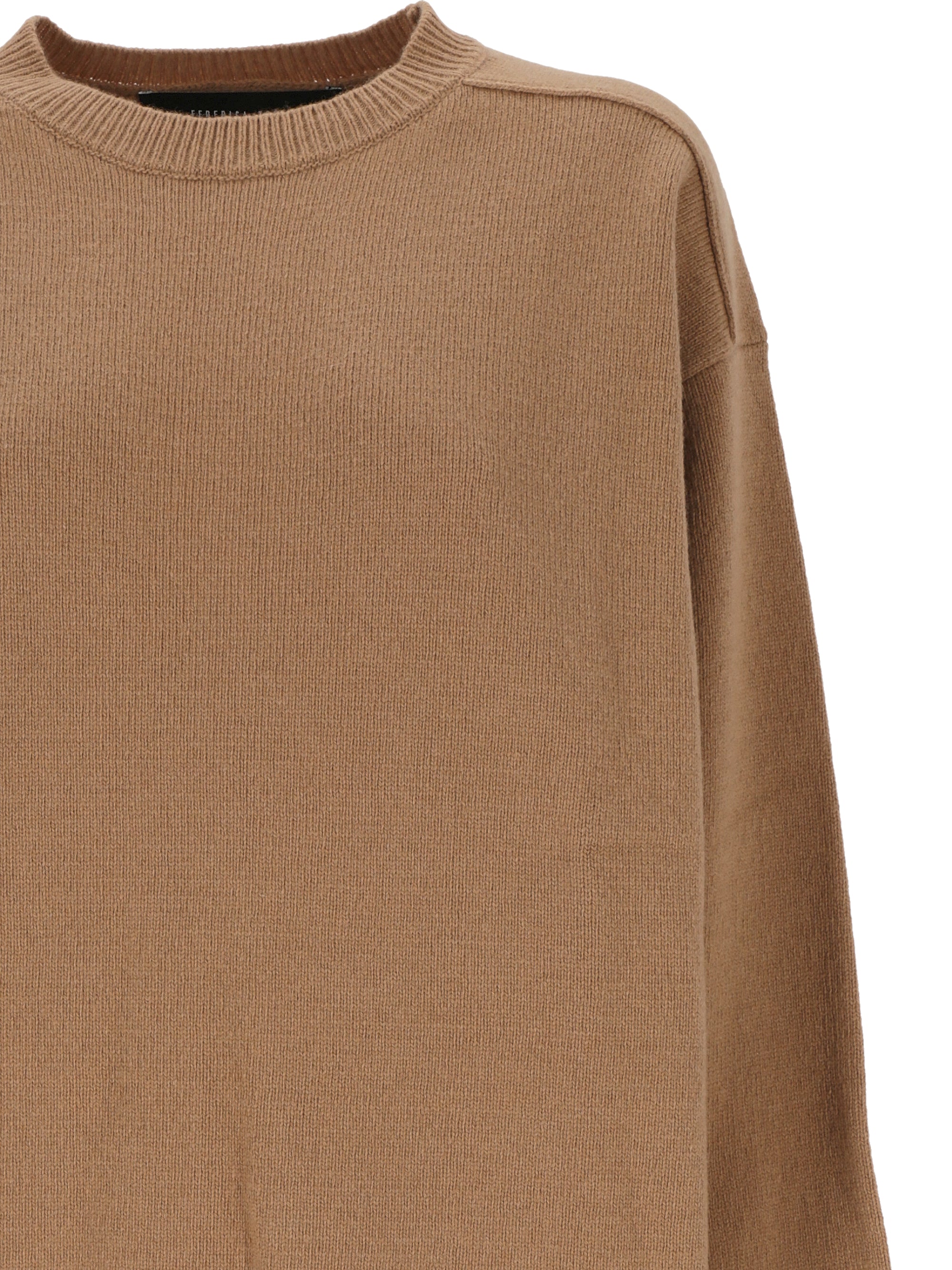 Federica Tosi 32050351 Woman Camel Sweaters - Zuklat