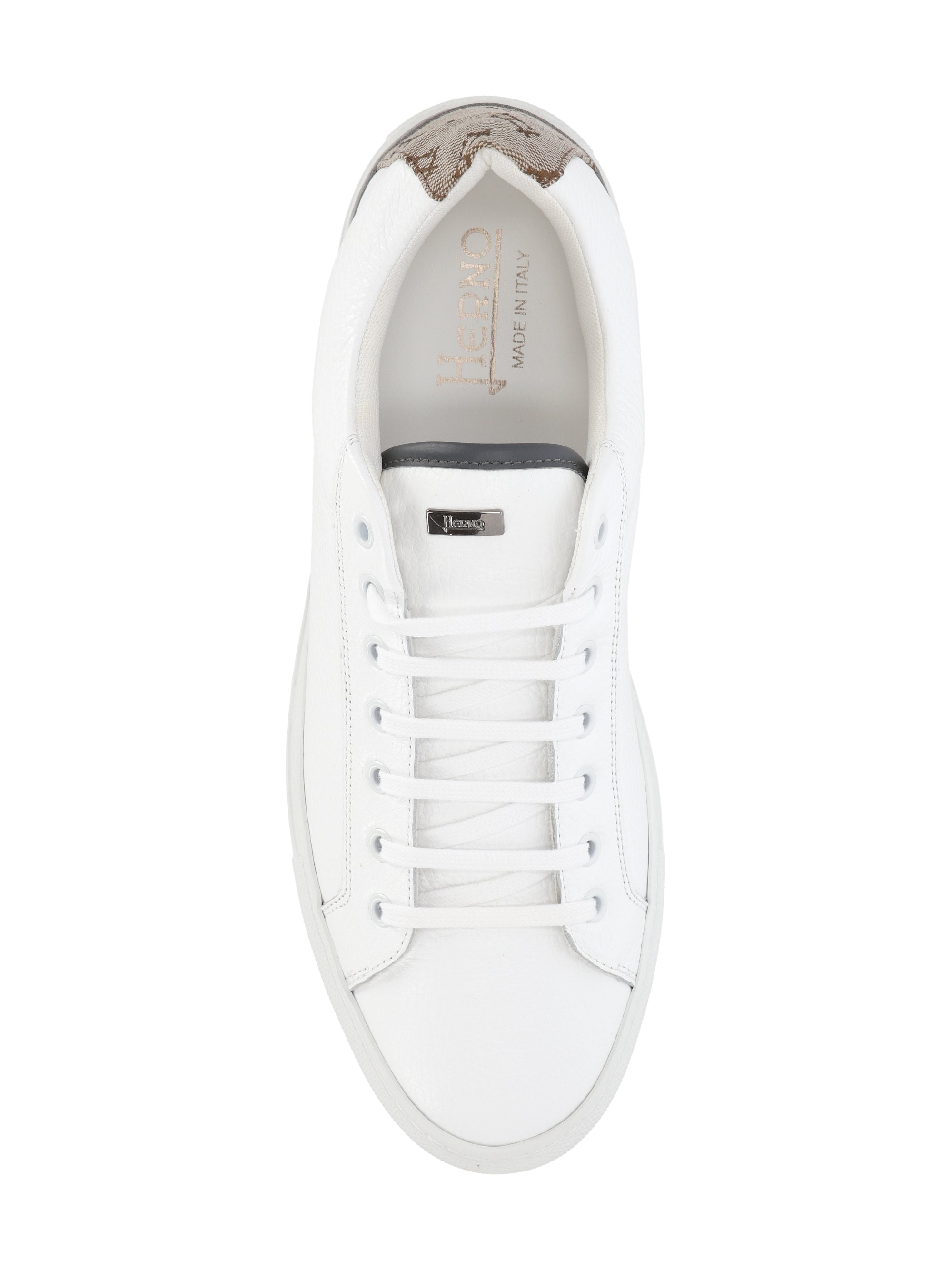 Herno SH011UM Man White Sneakers - Zuklat