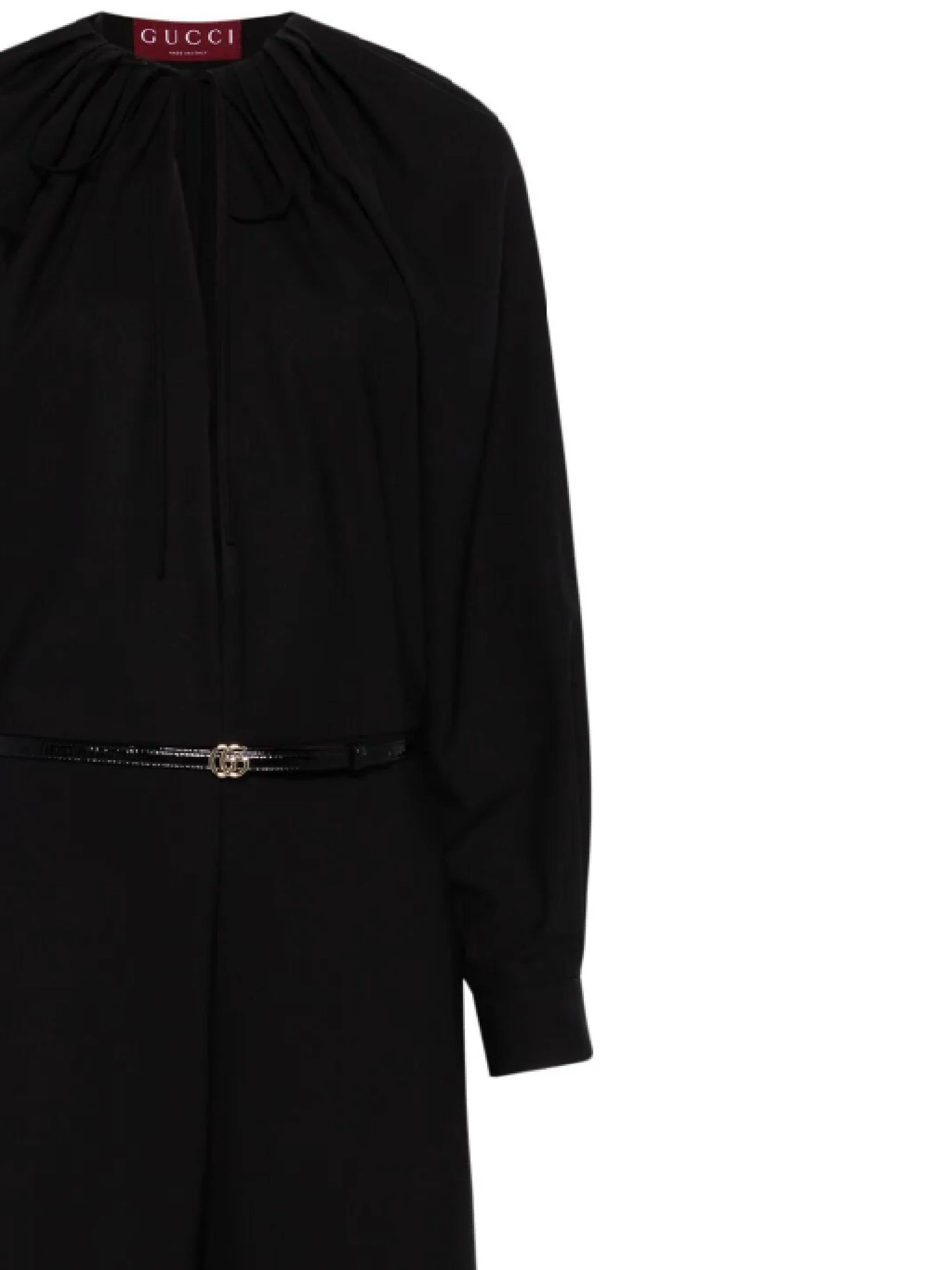 Gucci 798508 Woman Black Dresses - Zuklat