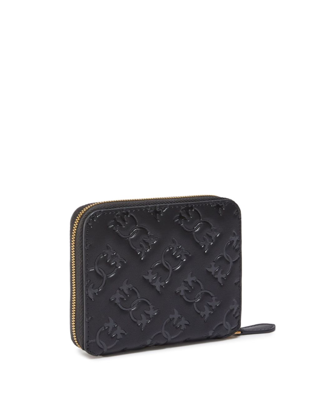 Pinko 100249 Woman NERO-ANTIQUE GOLD Wallets - Zuklat